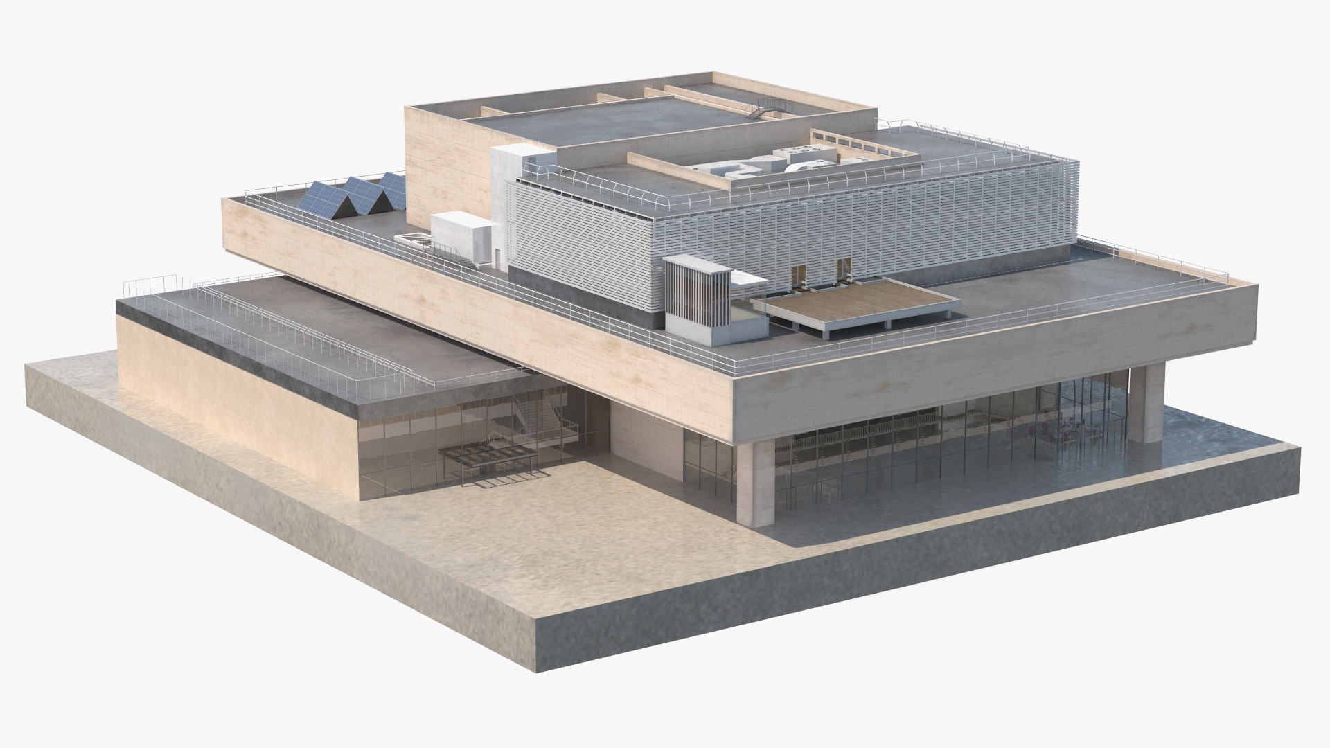 3D Vivian Beaumont Theater model