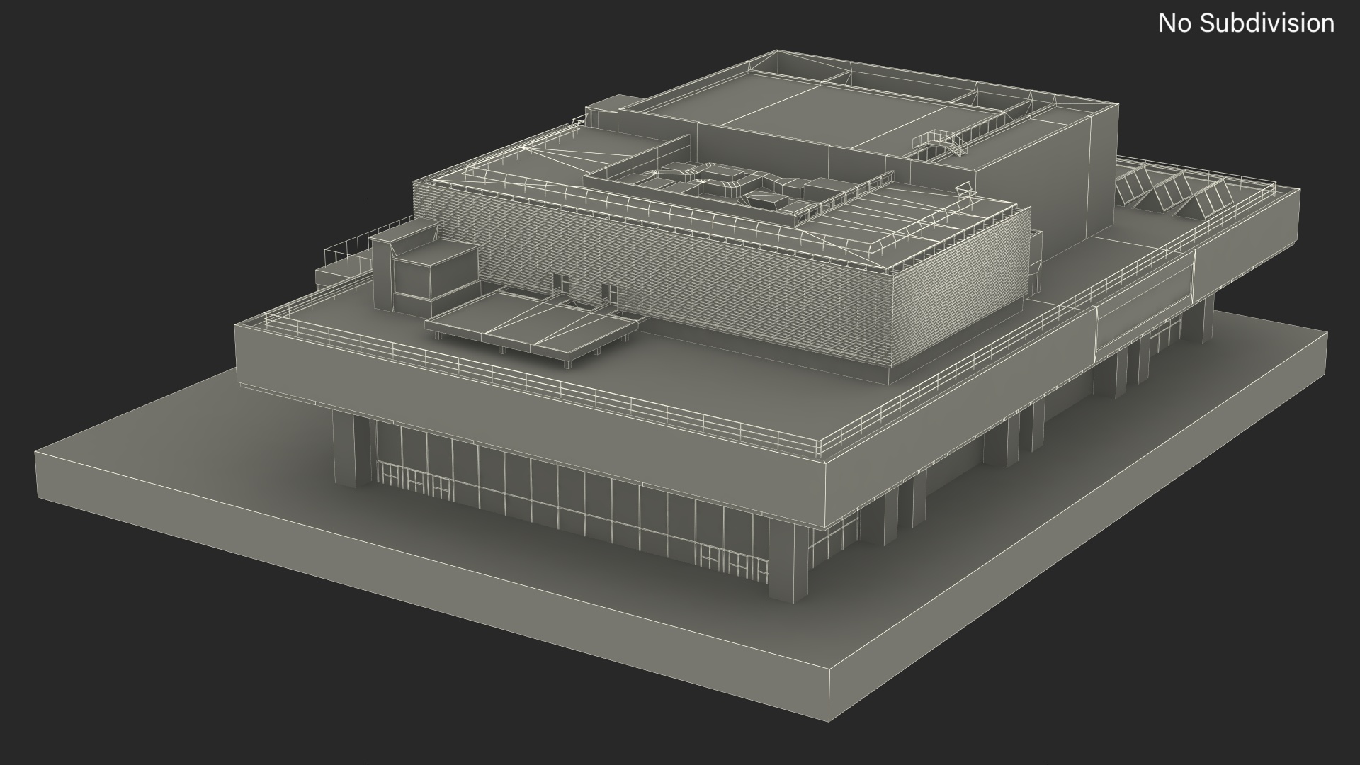 3D Vivian Beaumont Theater model