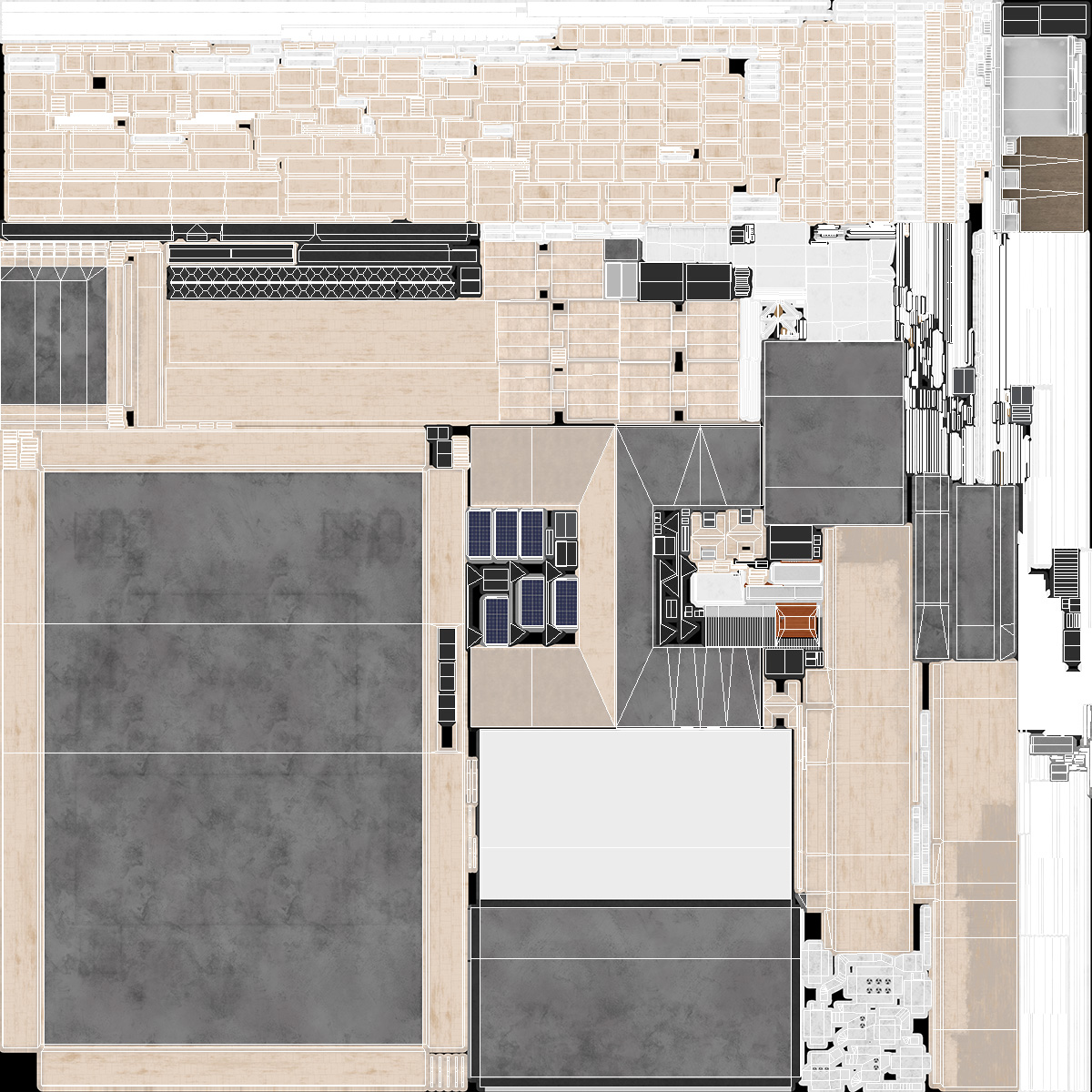 3D Vivian Beaumont Theater model