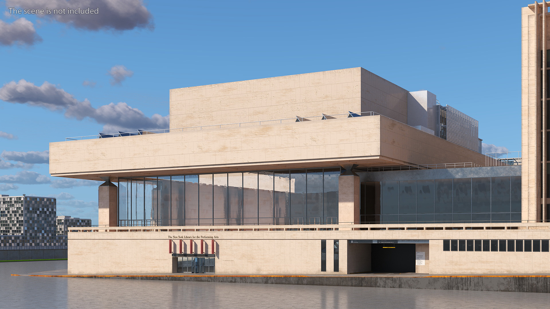 3D Vivian Beaumont Theater model