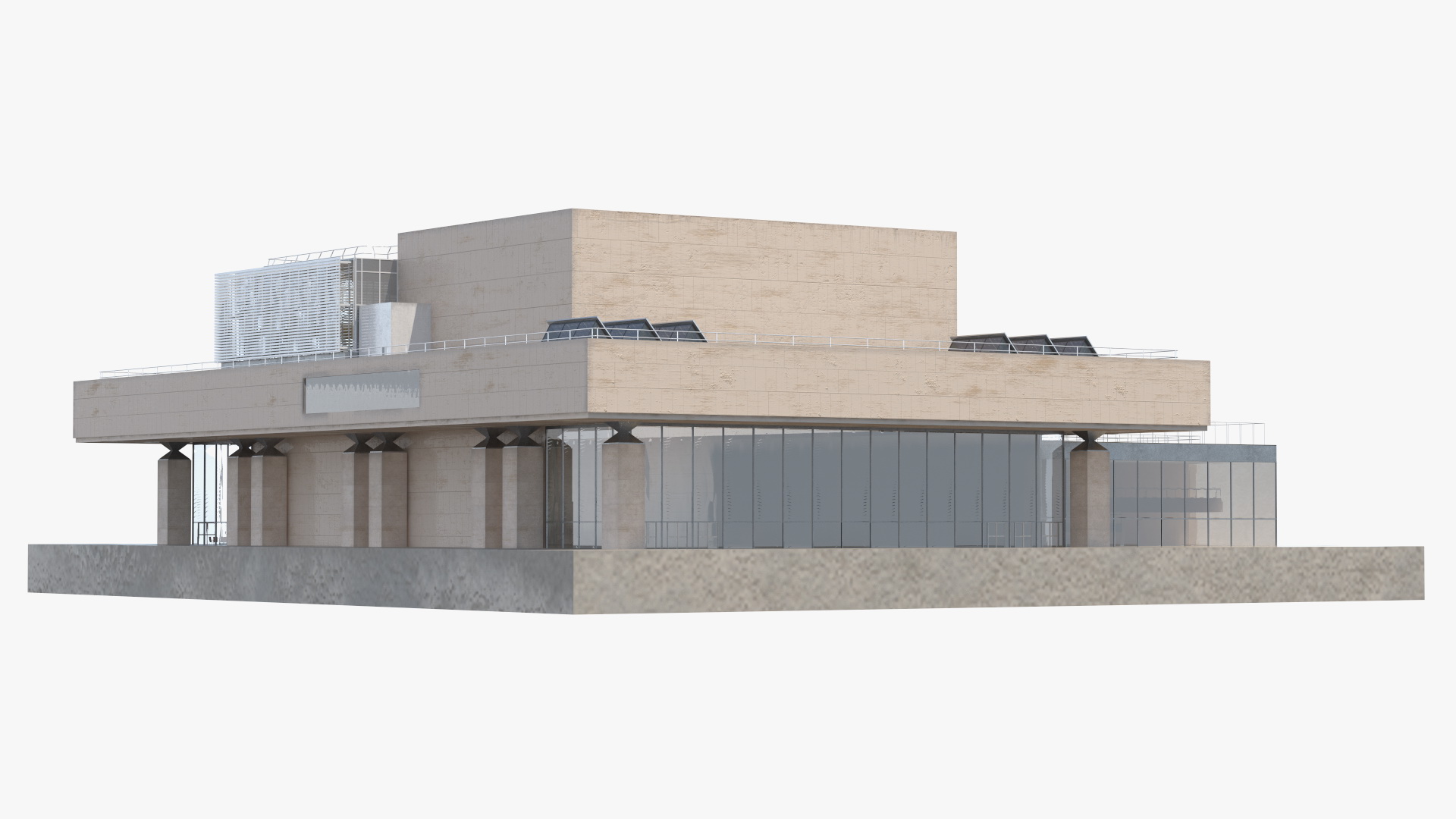 3D Vivian Beaumont Theater model