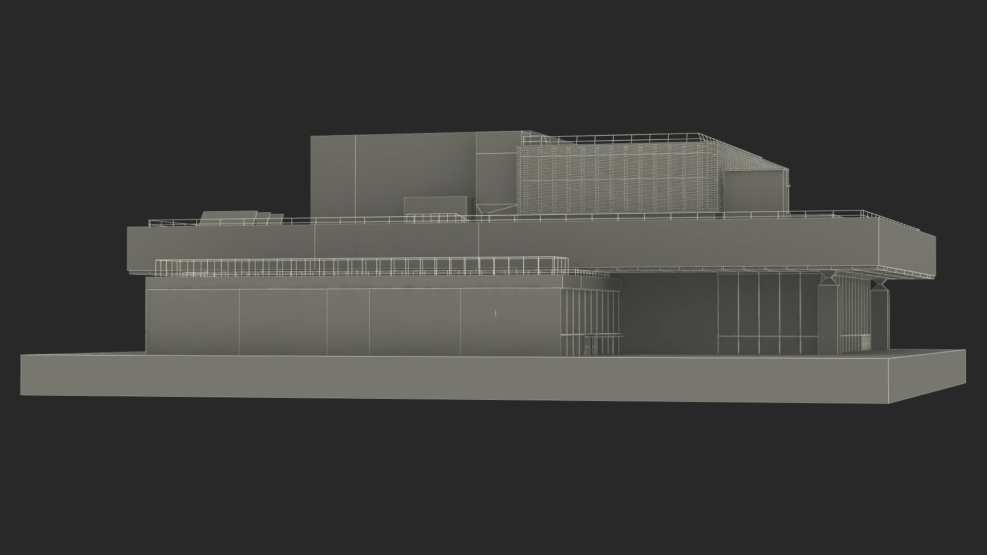 3D Vivian Beaumont Theater model