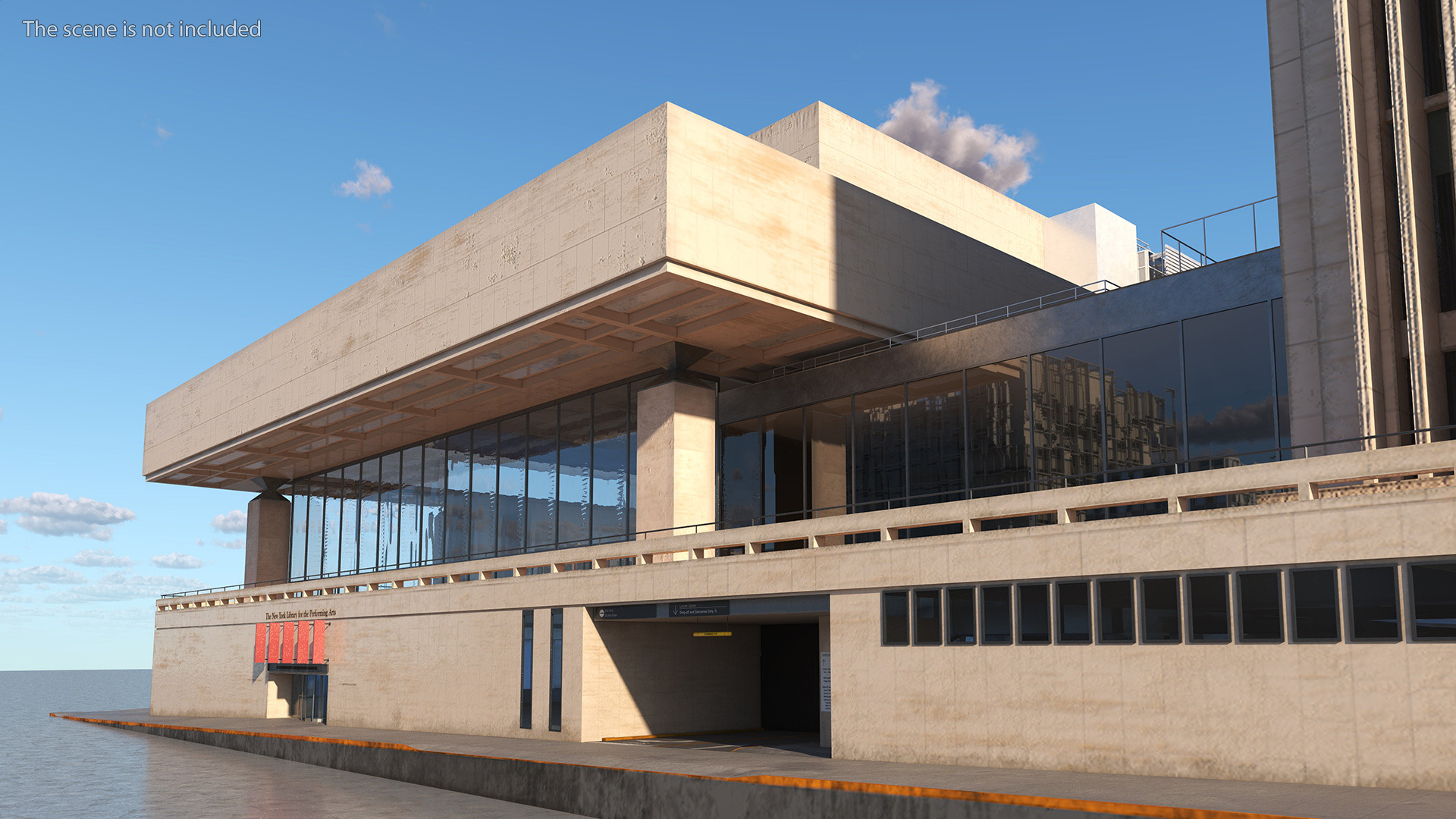 3D Vivian Beaumont Theater model
