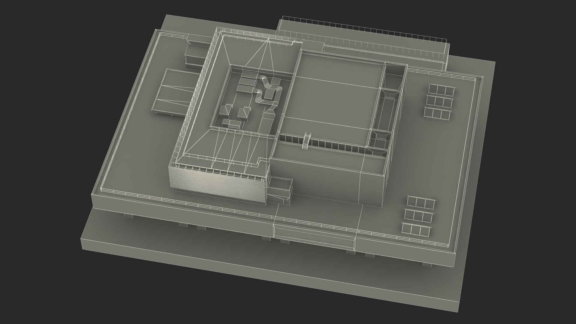 3D Vivian Beaumont Theater model