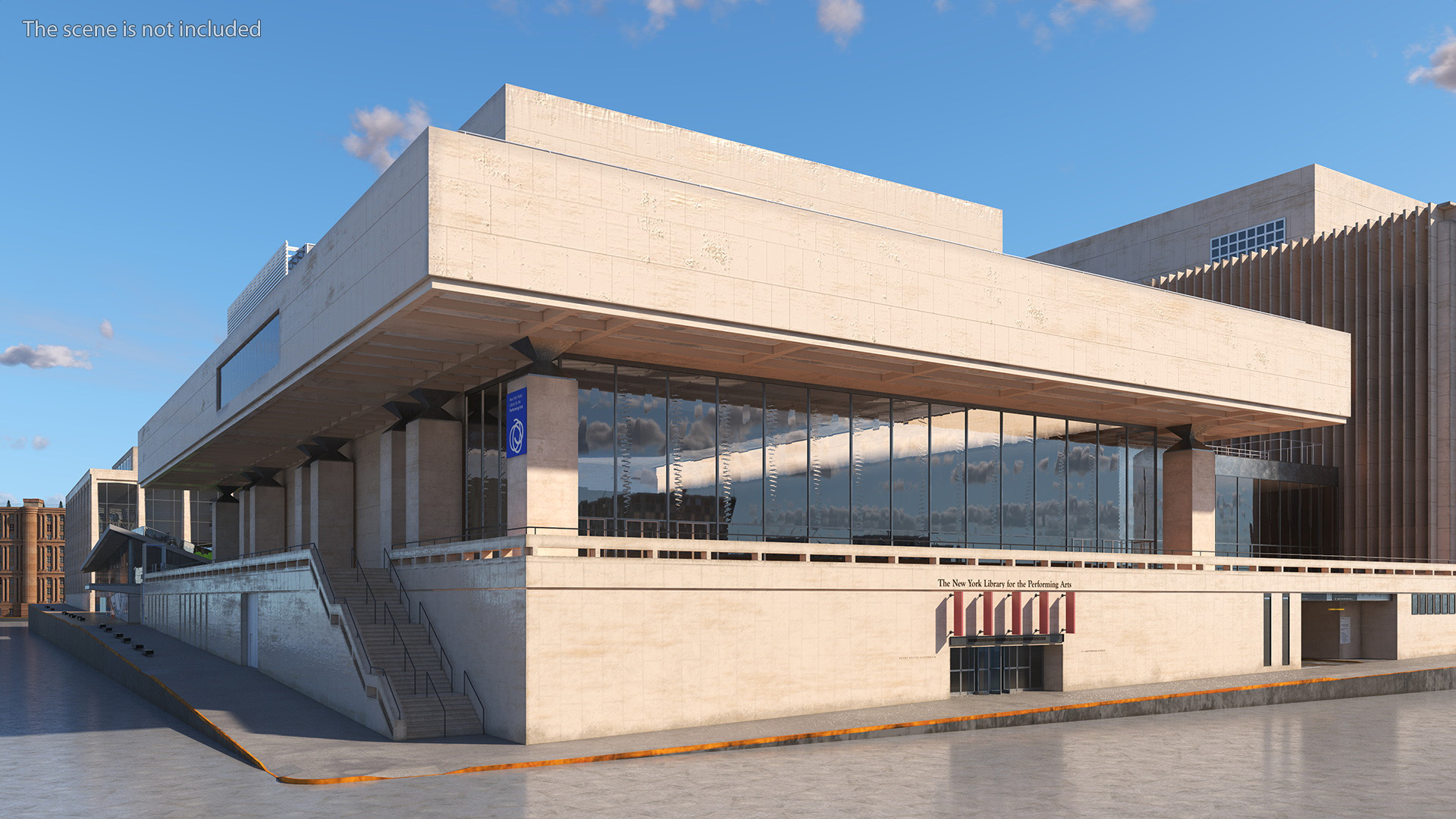 3D Vivian Beaumont Theater model