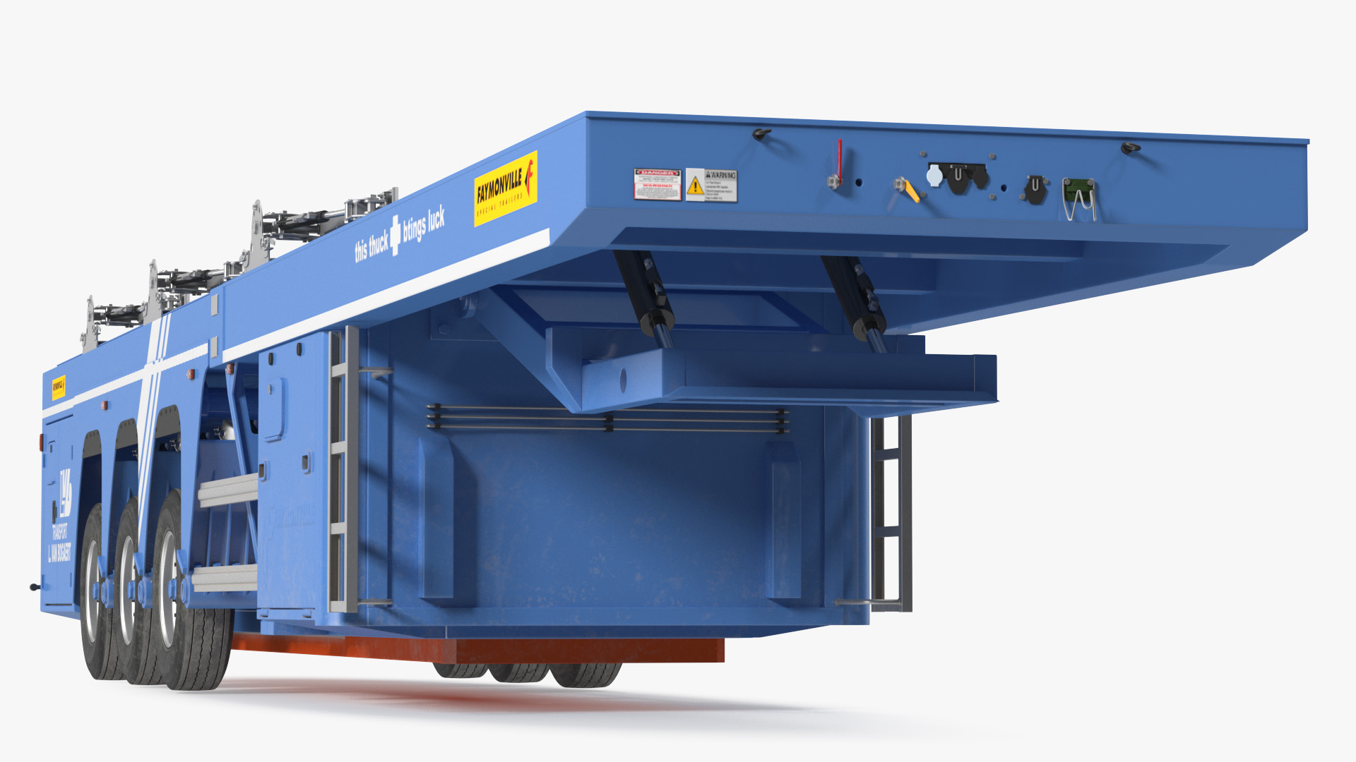 Faymonville Prefamax ILO 3 Innenlader Semi Trailer Rigged 3D