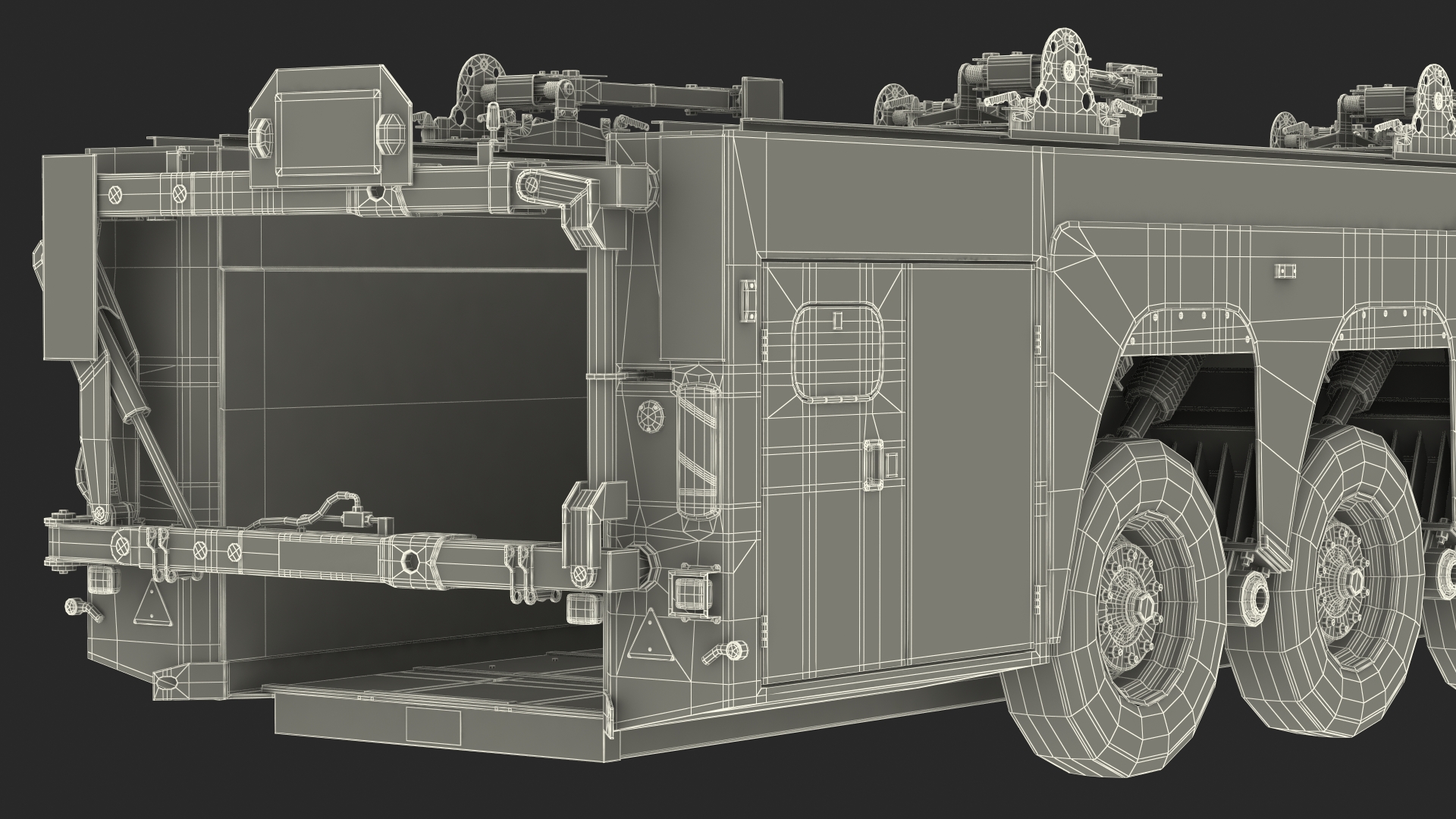Faymonville Prefamax ILO 3 Innenlader Semi Trailer Rigged 3D