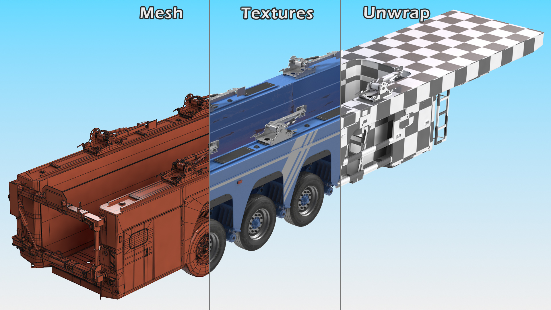 Faymonville Prefamax ILO 3 Innenlader Semi Trailer Rigged 3D