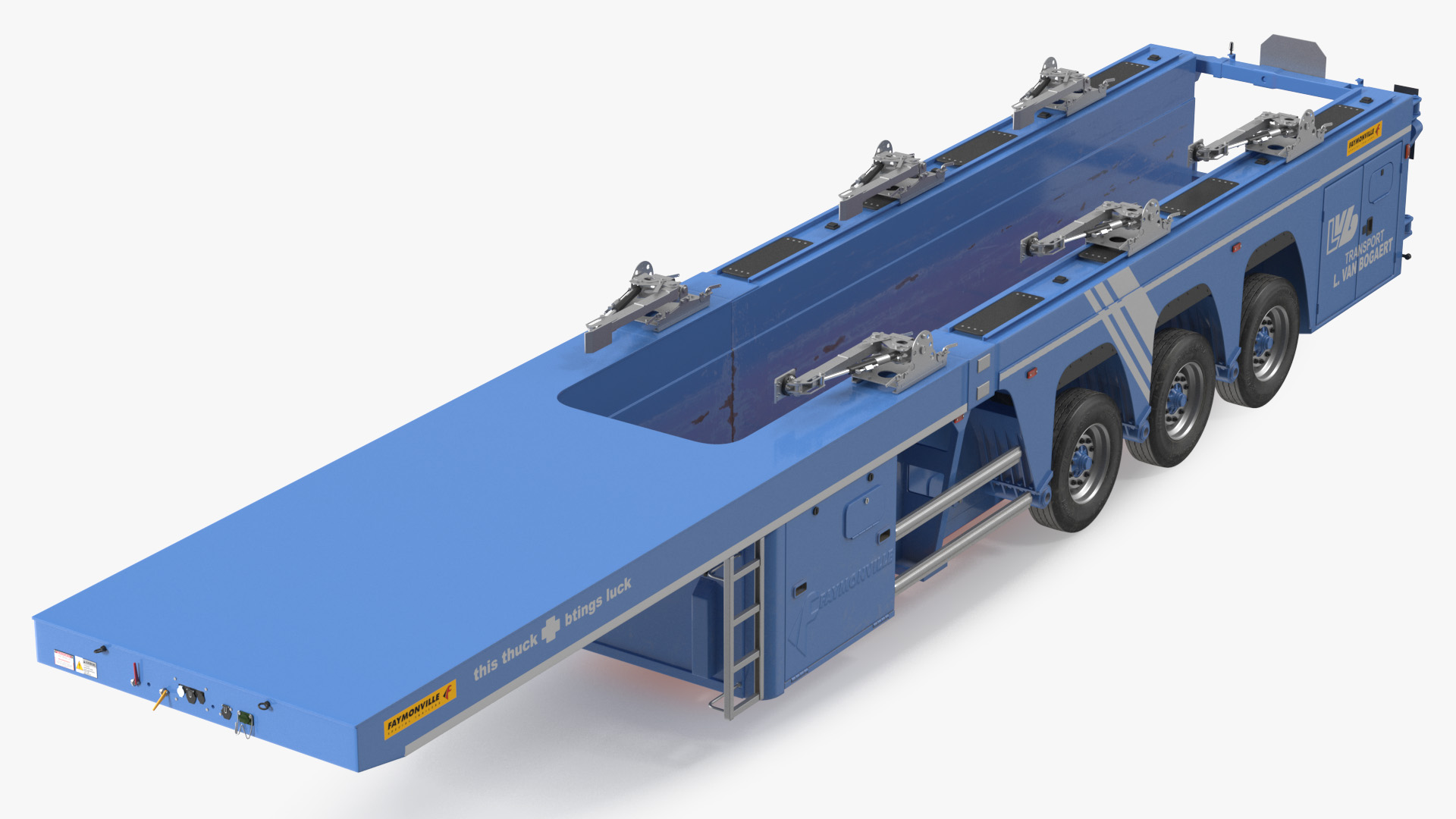 Faymonville Prefamax ILO 3 Innenlader Semi Trailer Rigged 3D