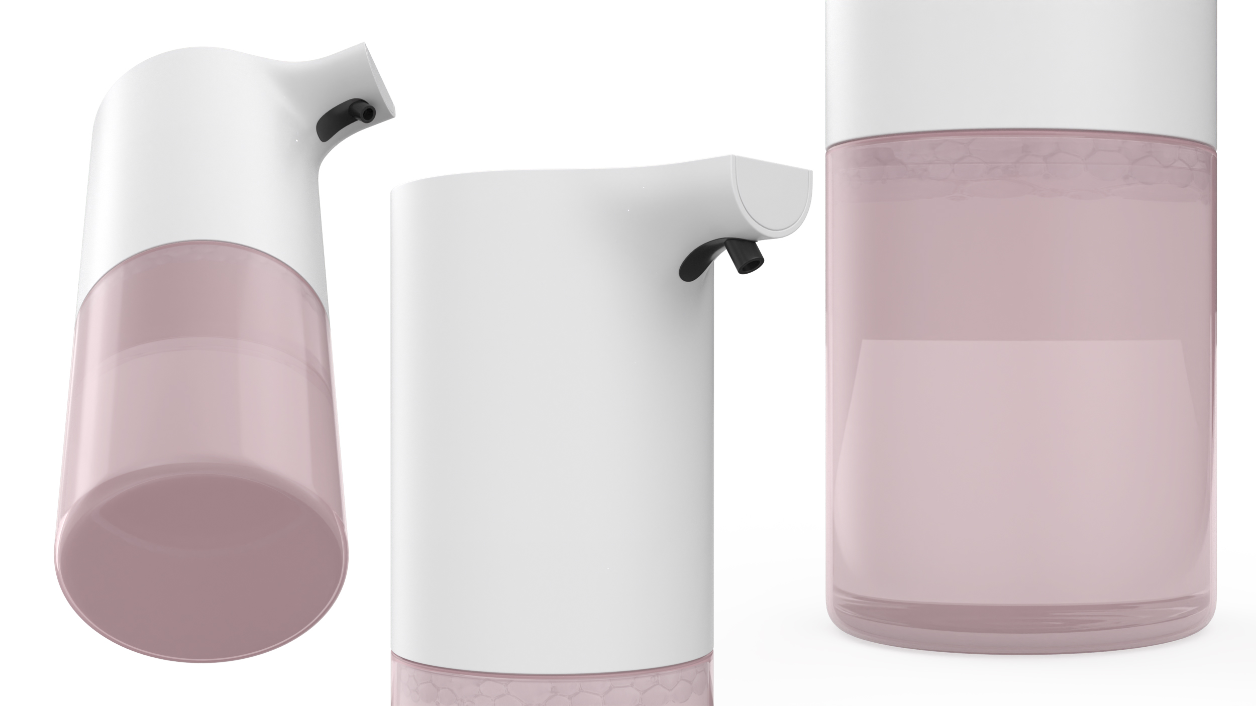 Rechargeable Automatic Foam Soap Dispenser 3D