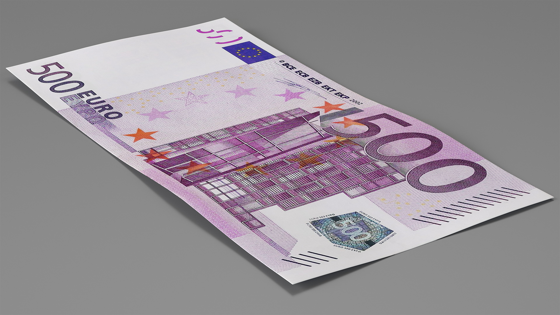 500 Euro Banknote 3D