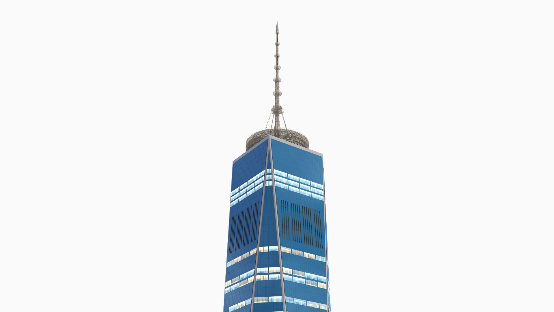 Freedom Tower Night Glow 3D model