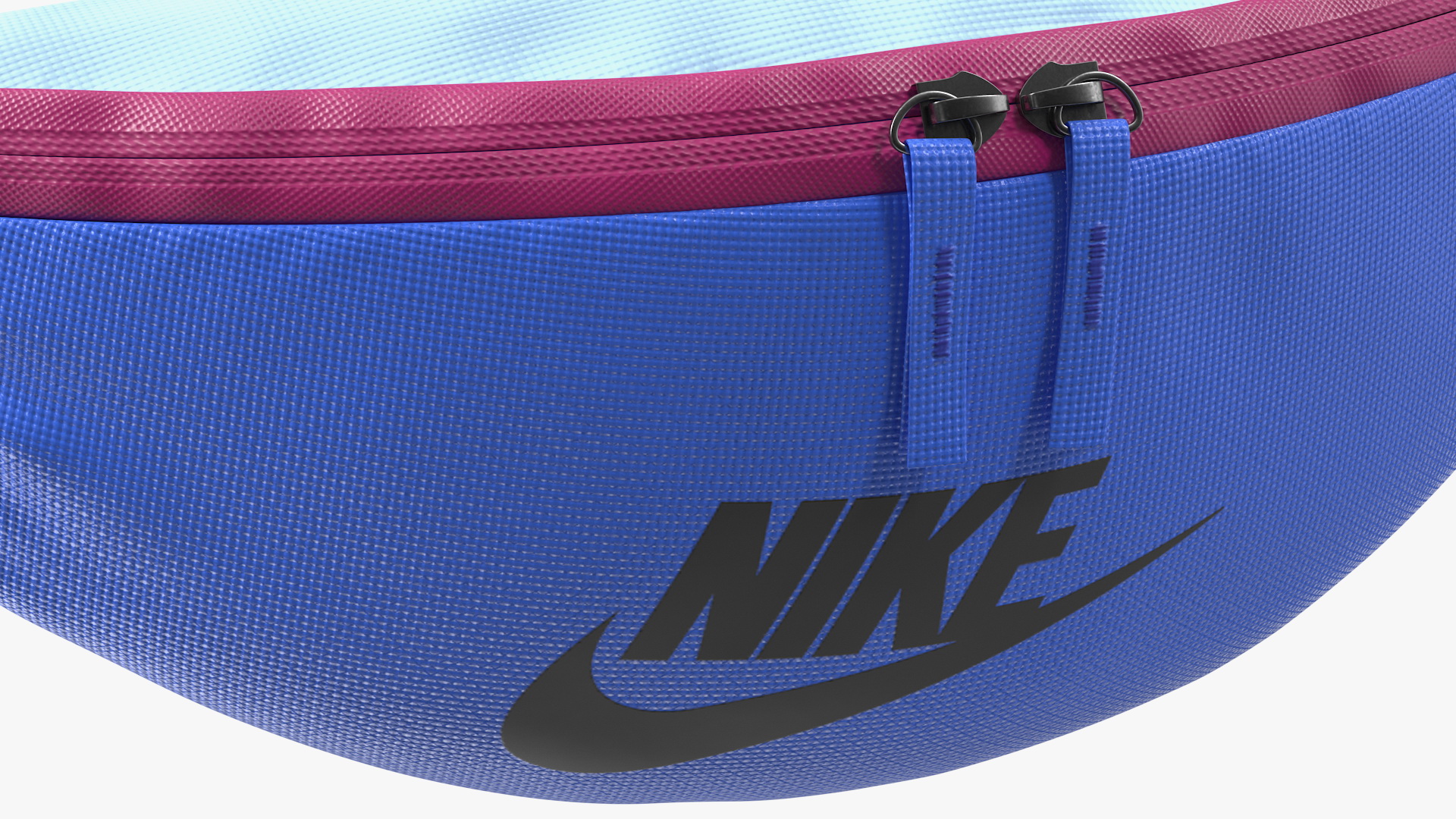 3D Nike Sportswear Heritage Hip Pack Blue model