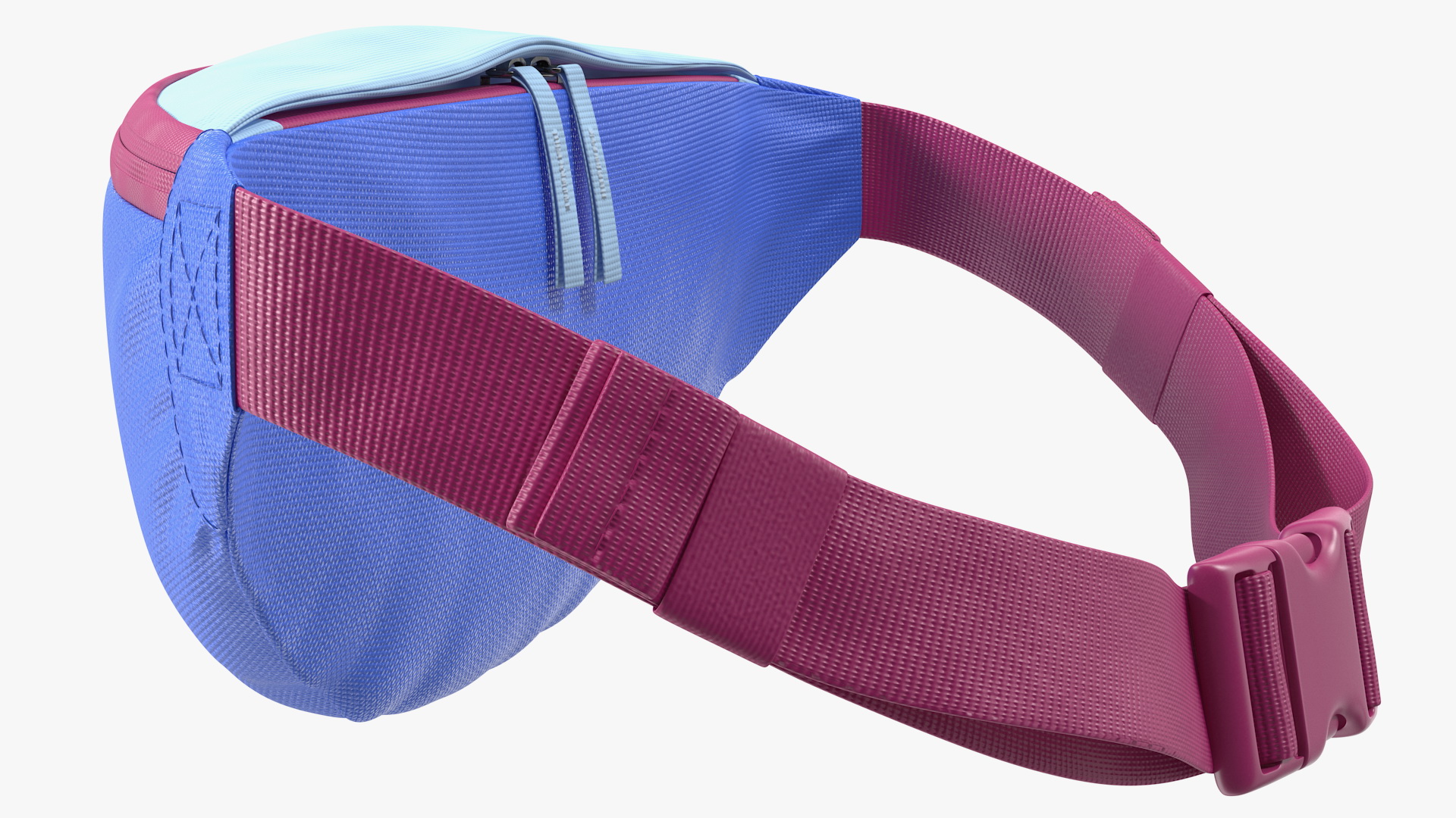 3D Nike Sportswear Heritage Hip Pack Blue model