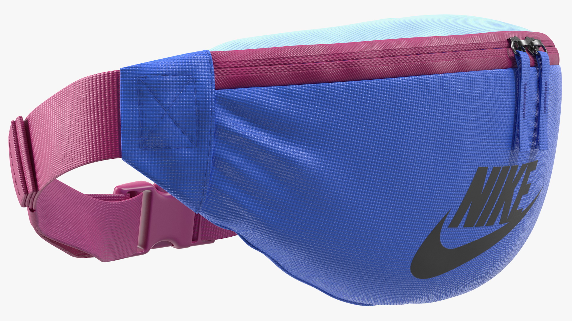 3D Nike Sportswear Heritage Hip Pack Blue model