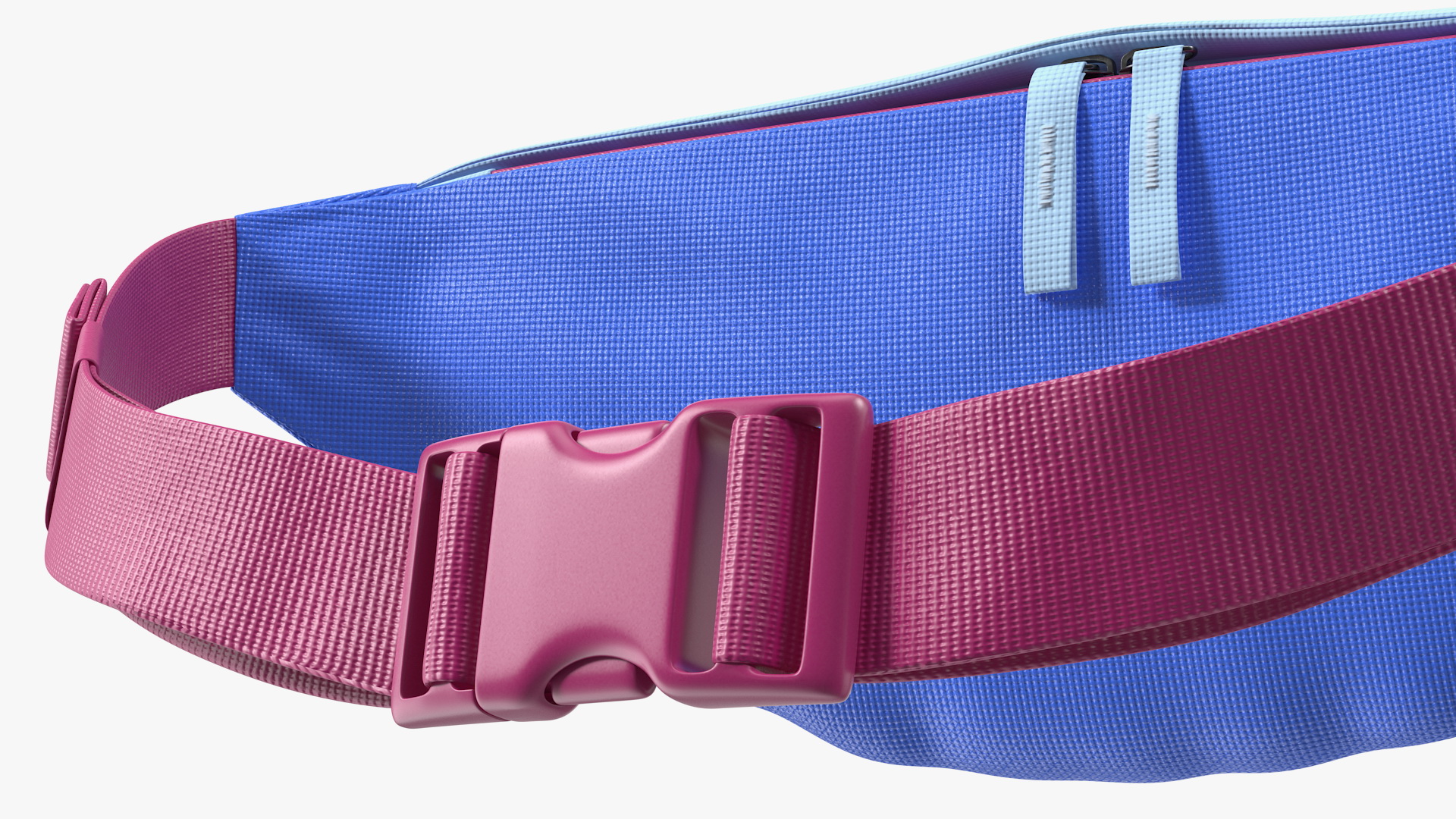 3D Nike Sportswear Heritage Hip Pack Blue model