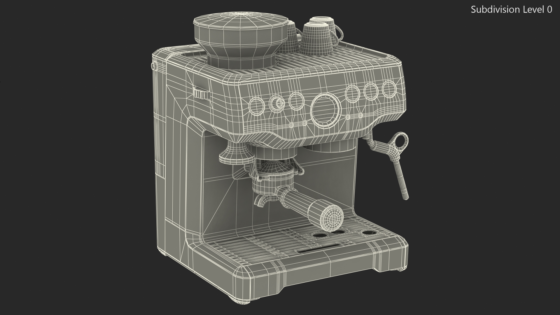 3D Breville Barista Express Espresso Machine