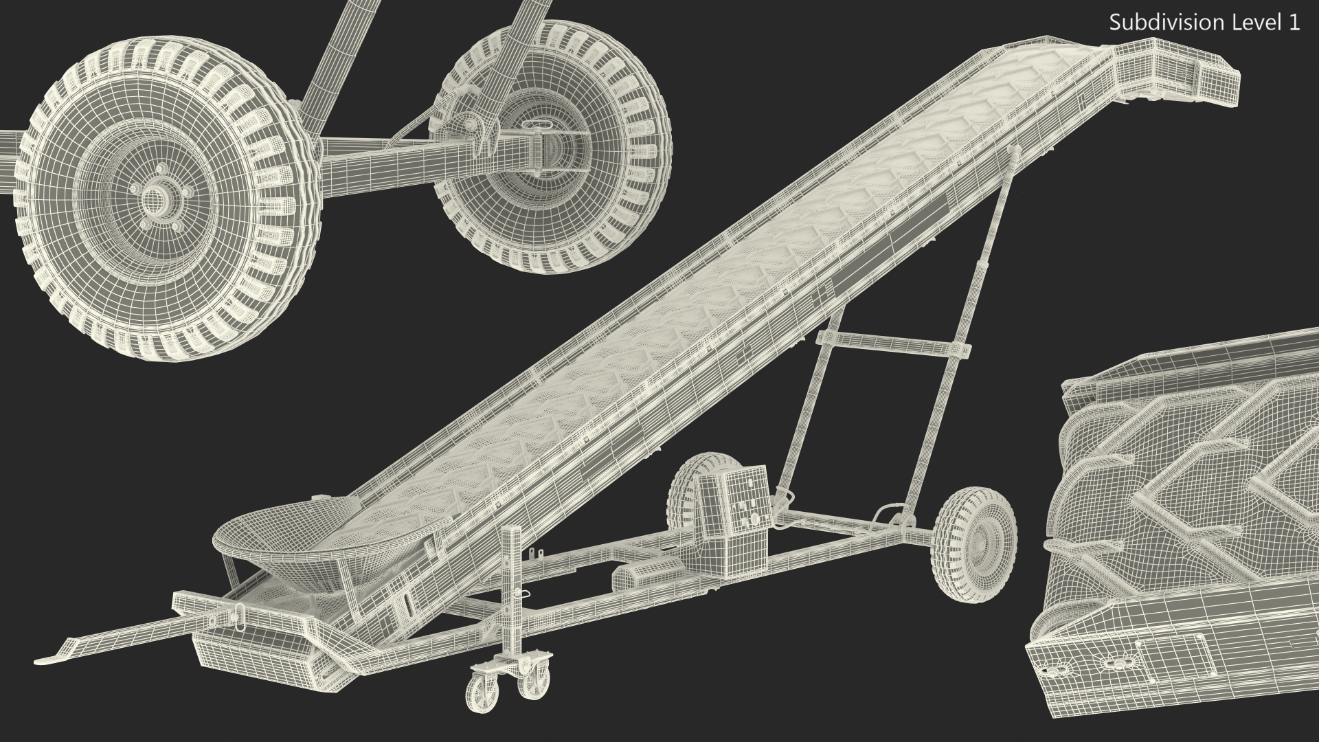 Van Trier Miedema Elevator ME 100 Farmer Rigged 3D