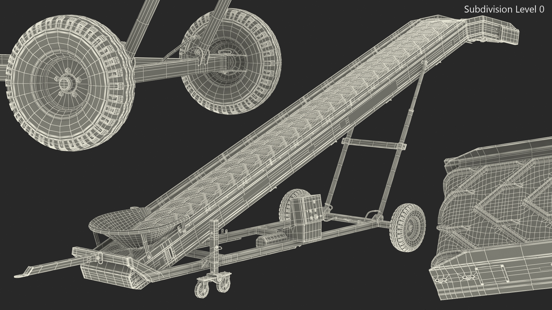 Van Trier Miedema Elevator ME 100 Farmer Rigged 3D