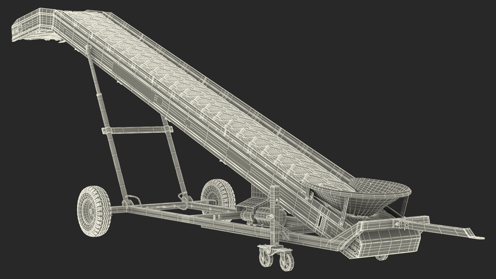 Van Trier Miedema Elevator ME 100 Farmer Rigged 3D