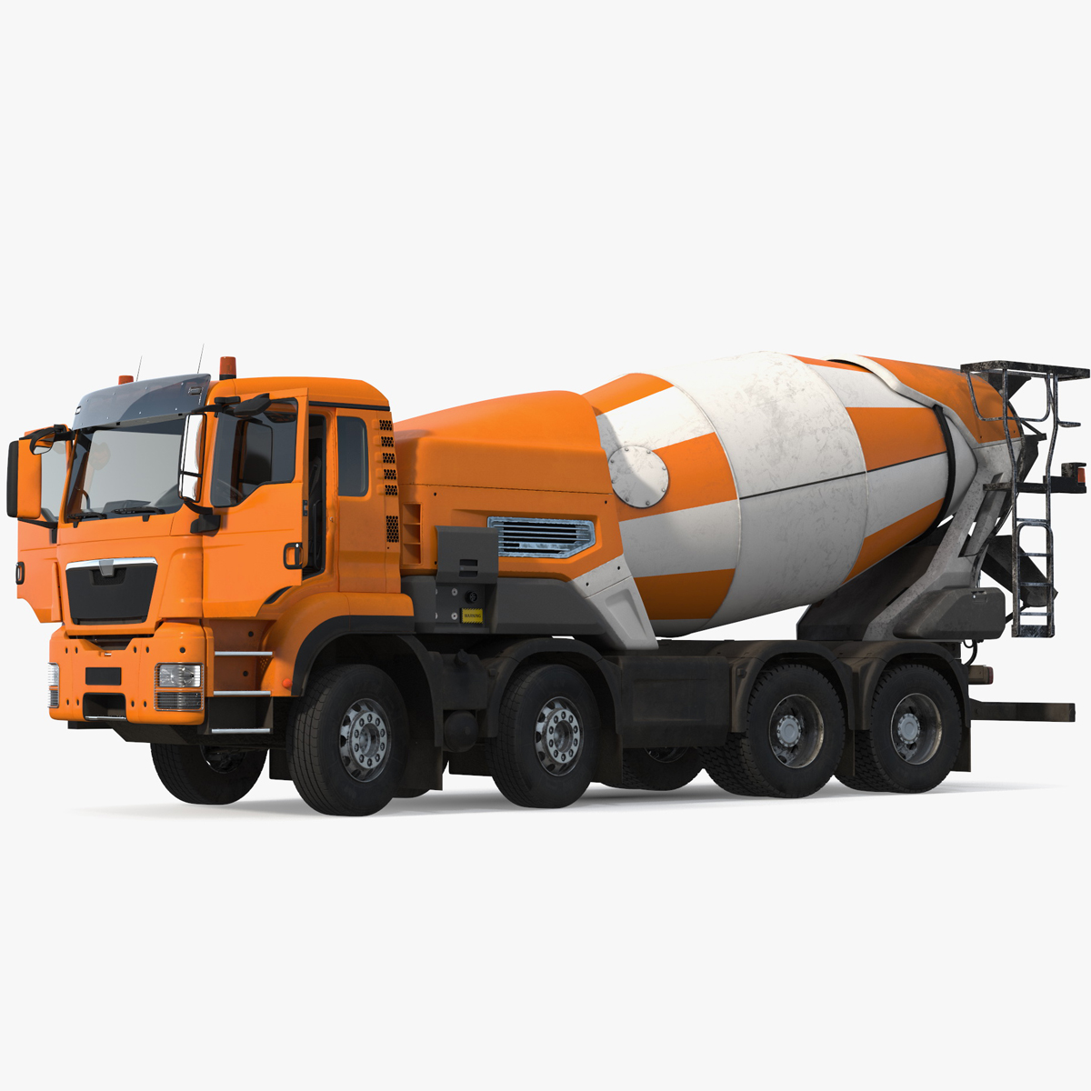 3D model Dirt Electric Hybrid Mixer Generic Rigged for Cinema 4D