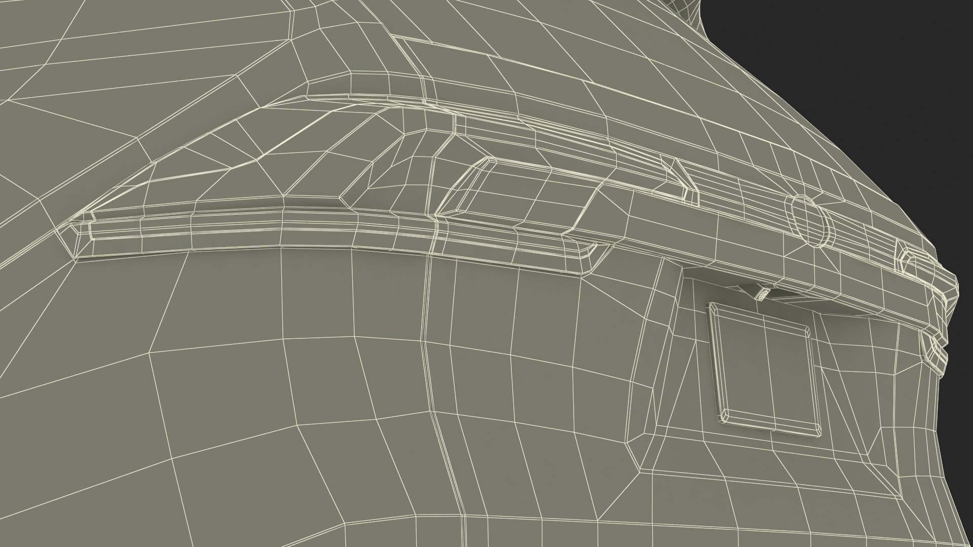 Generic SUV Car Green Colored 3D model