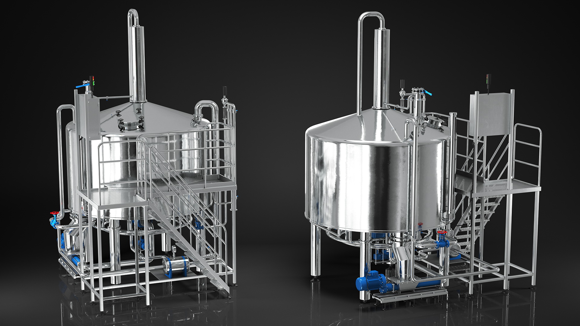 Whiskey Production Plant 3D model