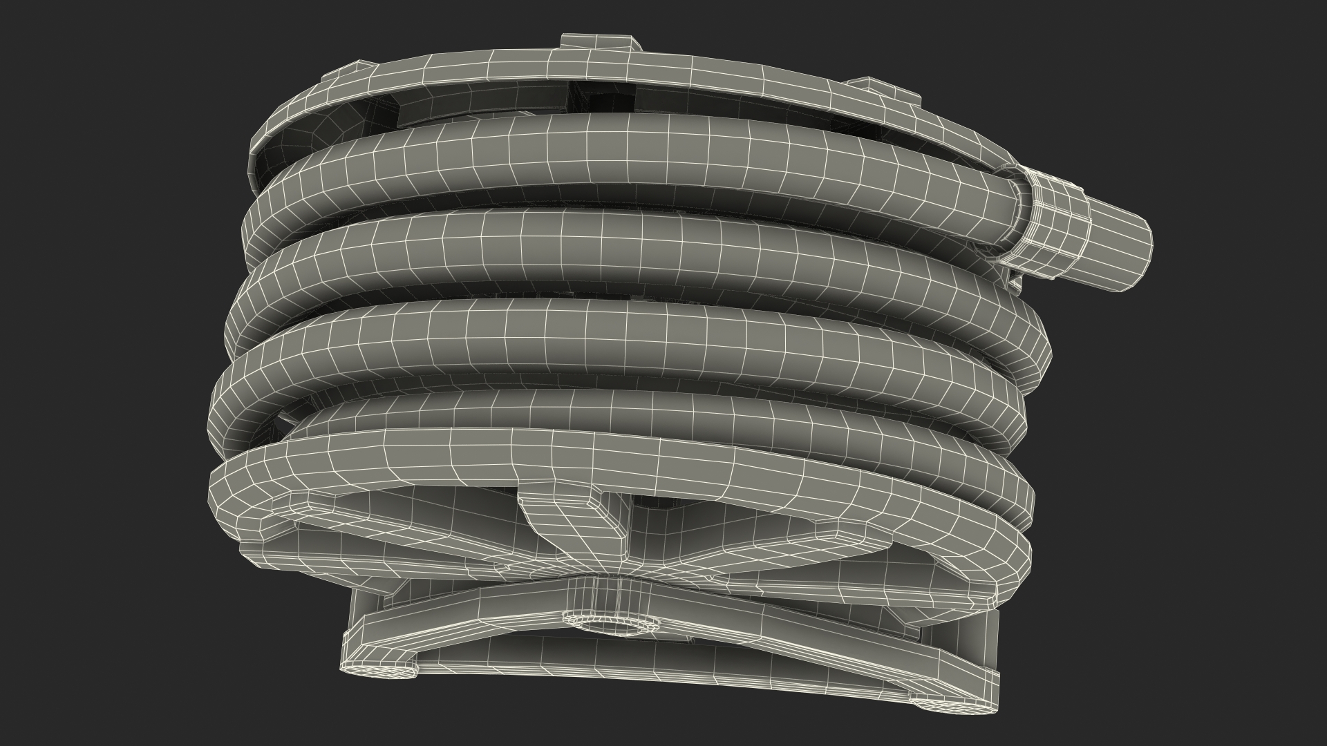 3D Floating Hose Reel model
