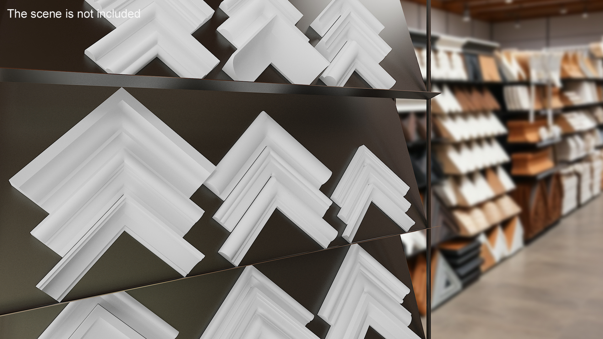 3D model Set Molding Gypsum Part 1