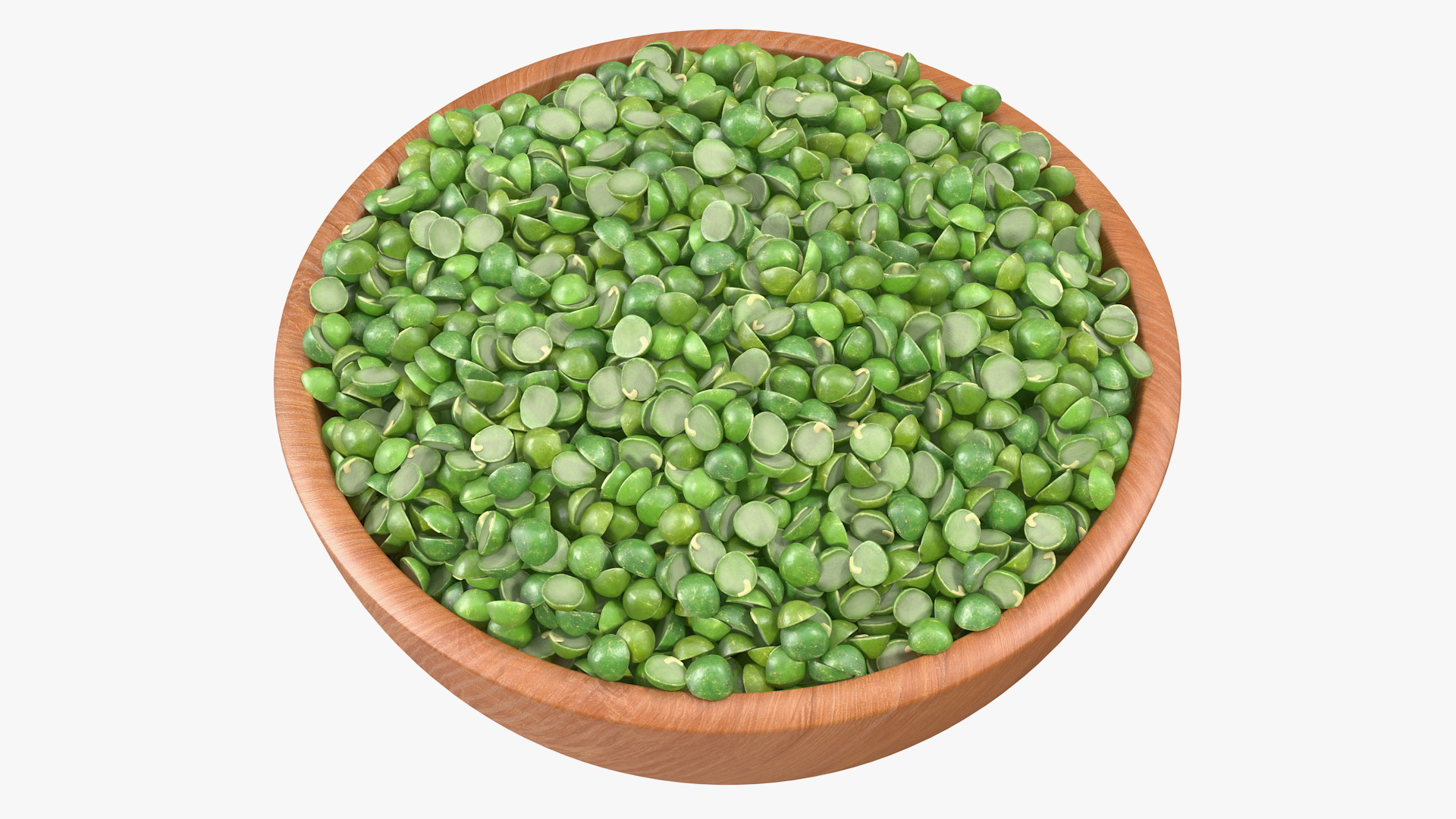 Full Bowl of Split Pea 3D