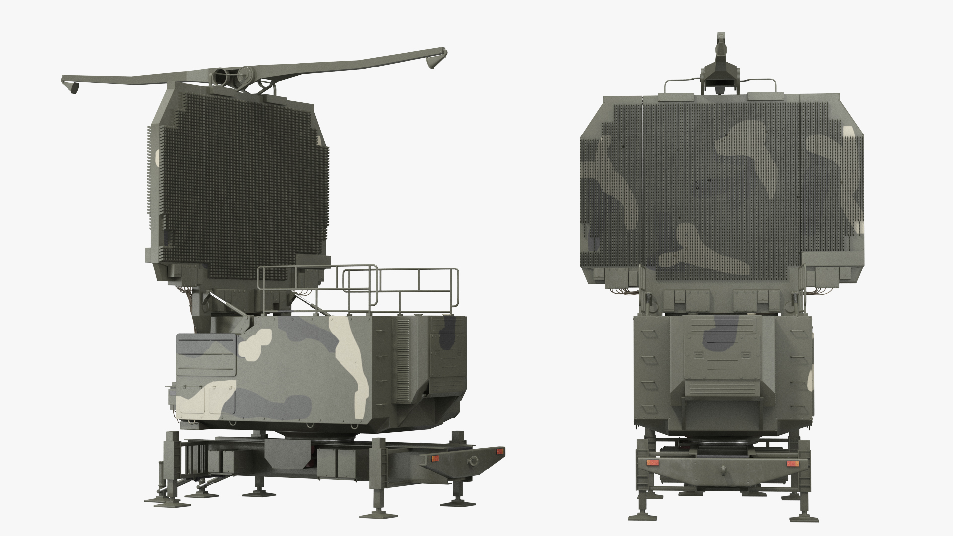 3D TOMBSTONE 64N6 Camouflage Radar