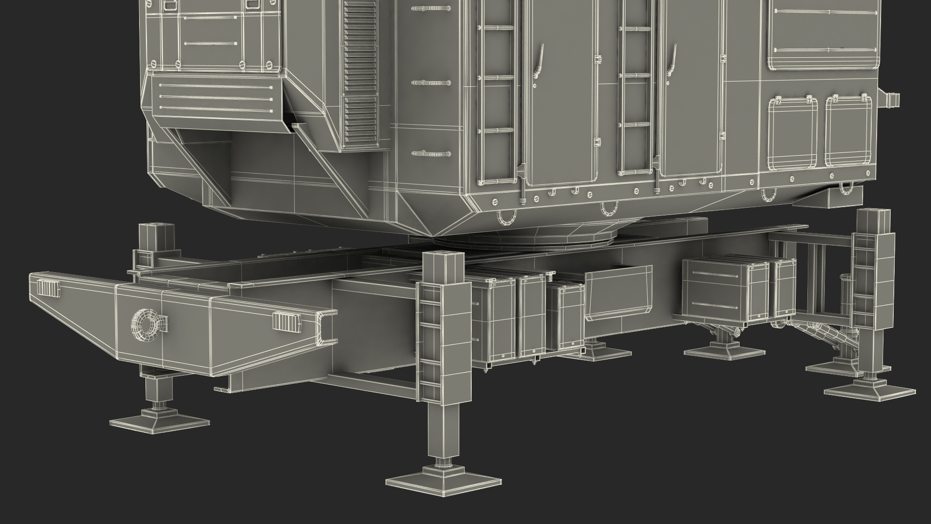 3D TOMBSTONE 64N6 Camouflage Radar
