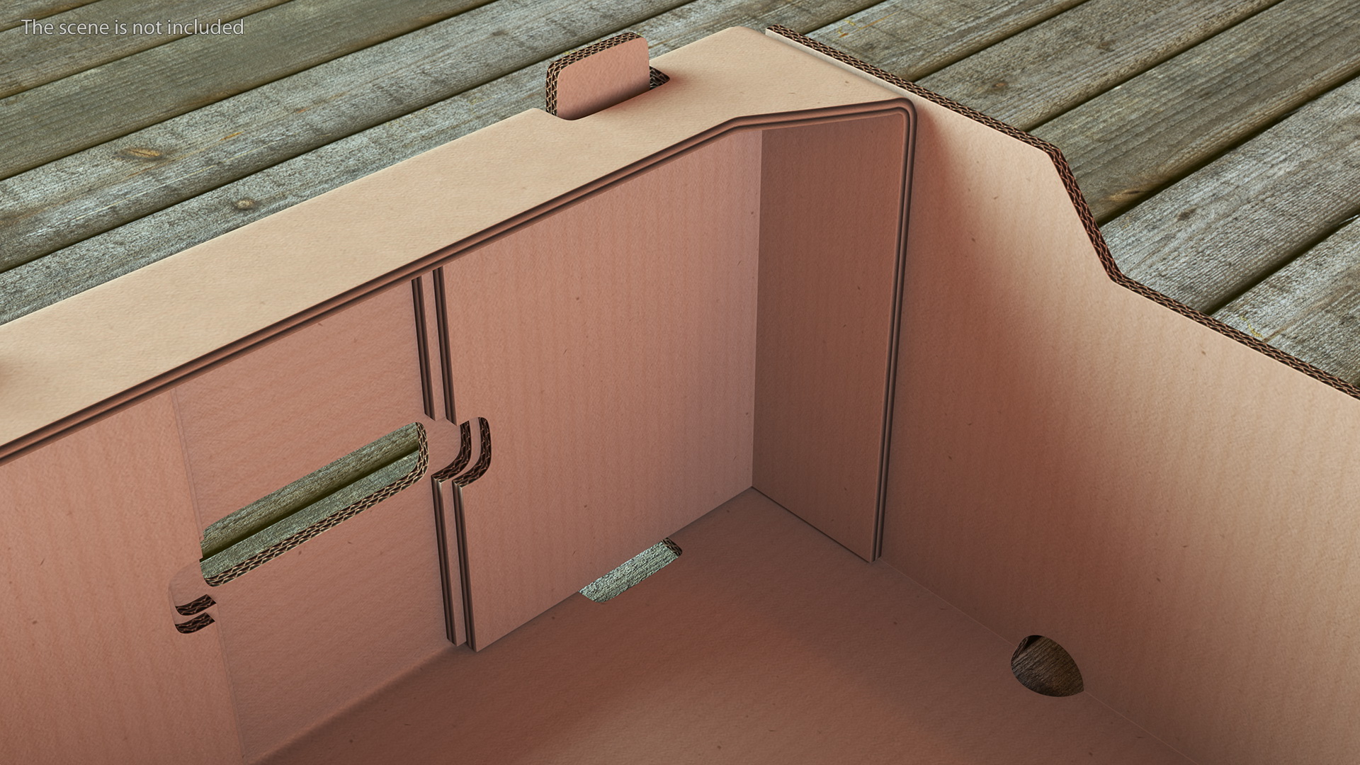 3D Corrugated Paper Fruit Tray Box