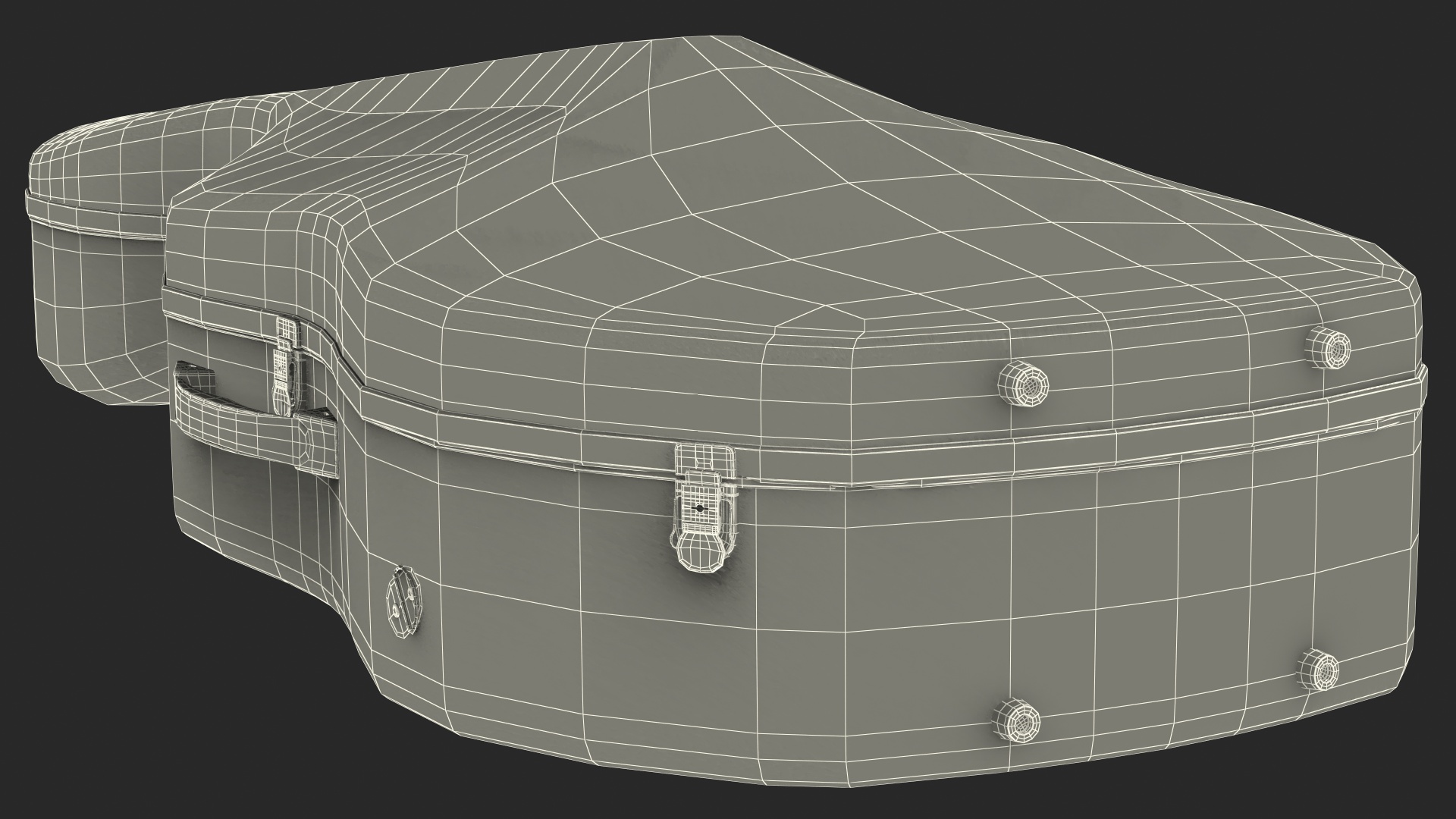 3D model Classic Cello Case Closed