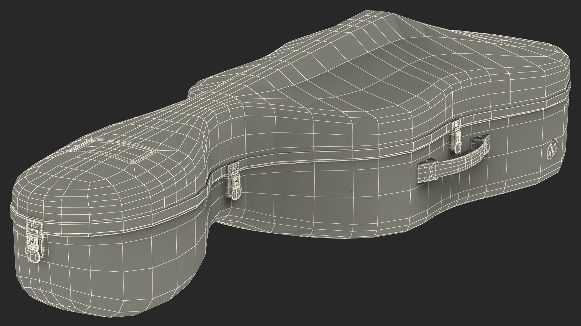 3D model Classic Cello Case Closed