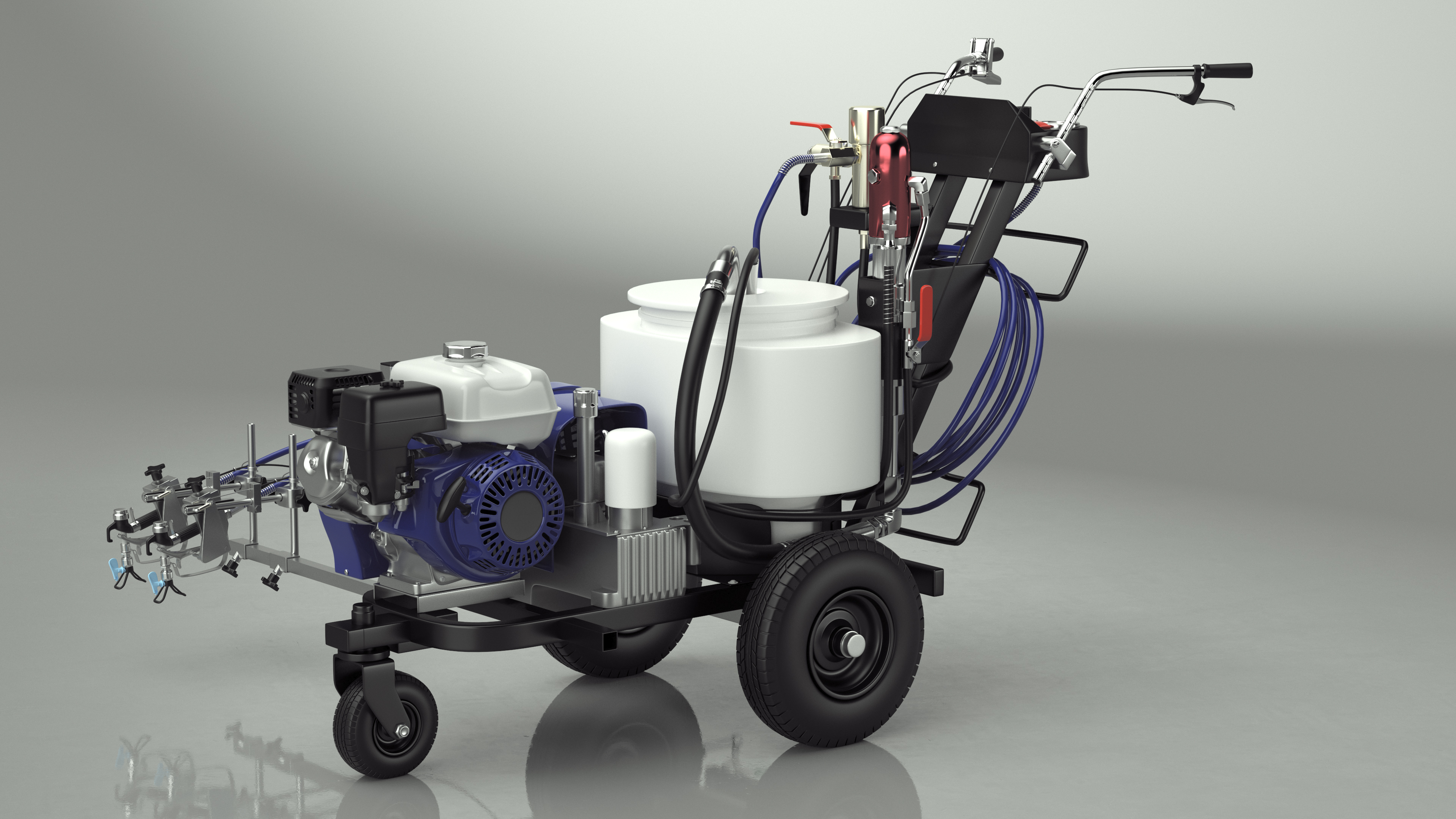 3D Road Marking Painting Machine Cold Spraying model