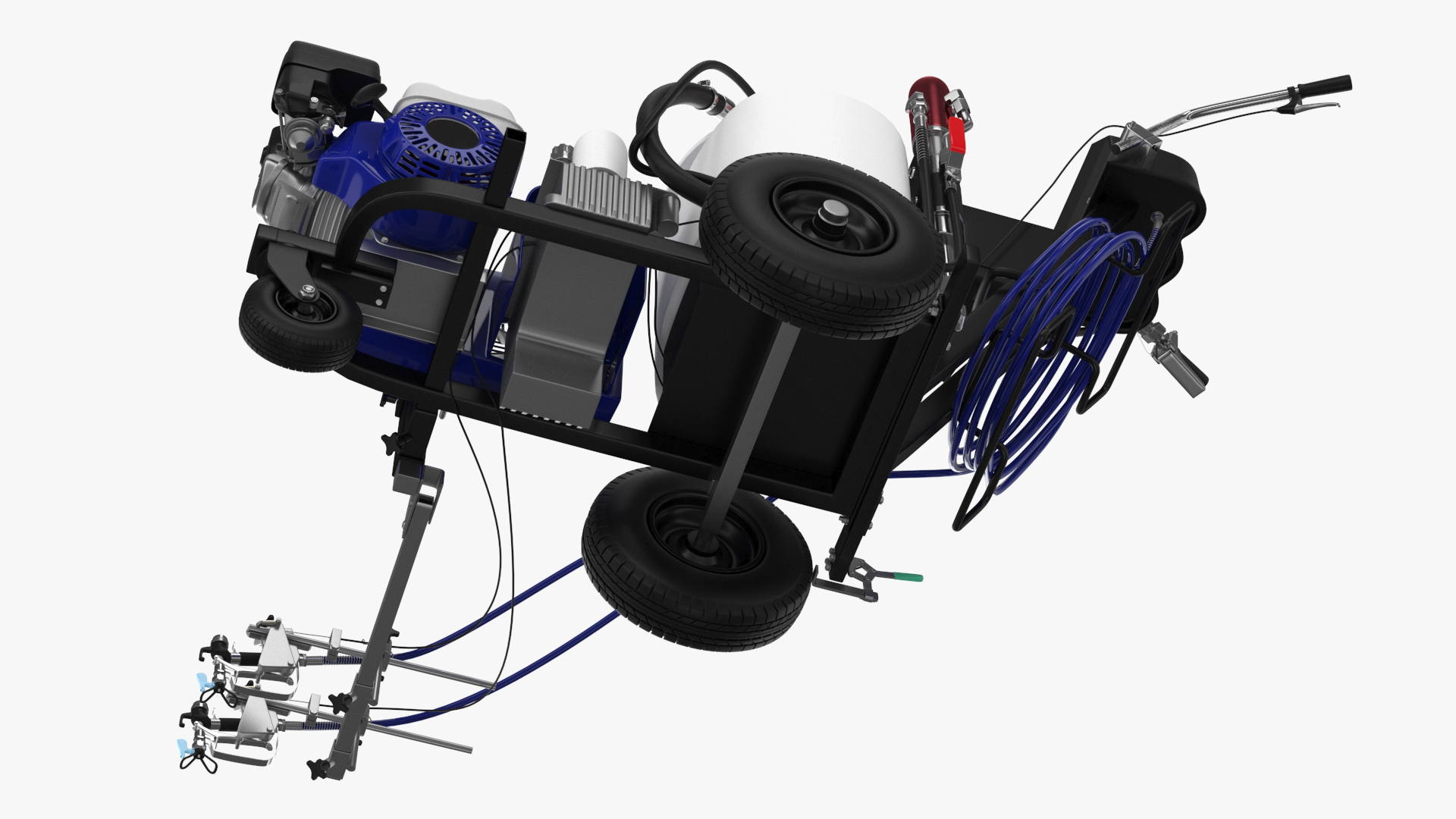 3D Road Marking Painting Machine Cold Spraying model