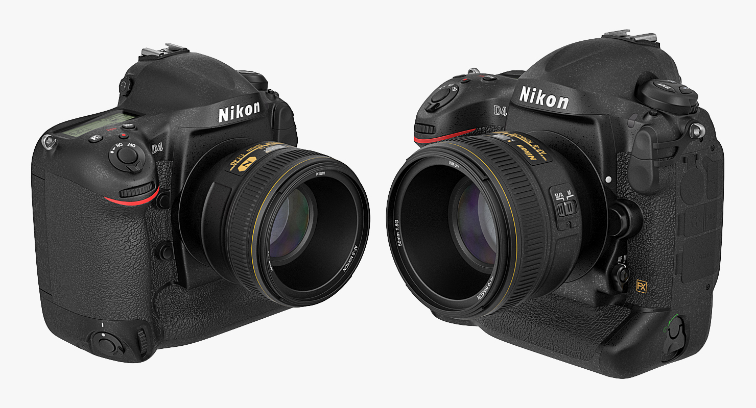 3D model Nikon D4