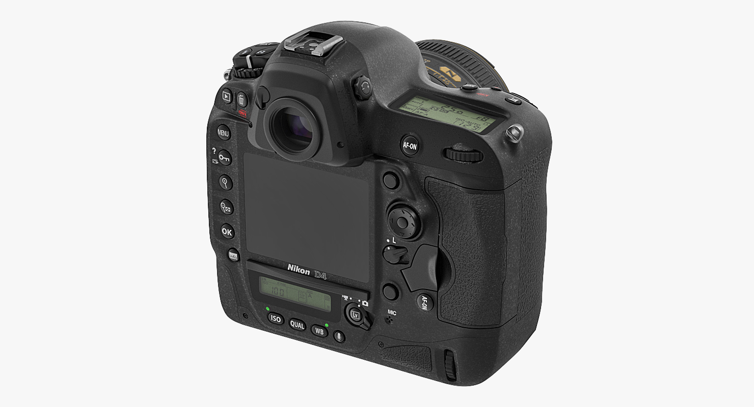 3D model Nikon D4