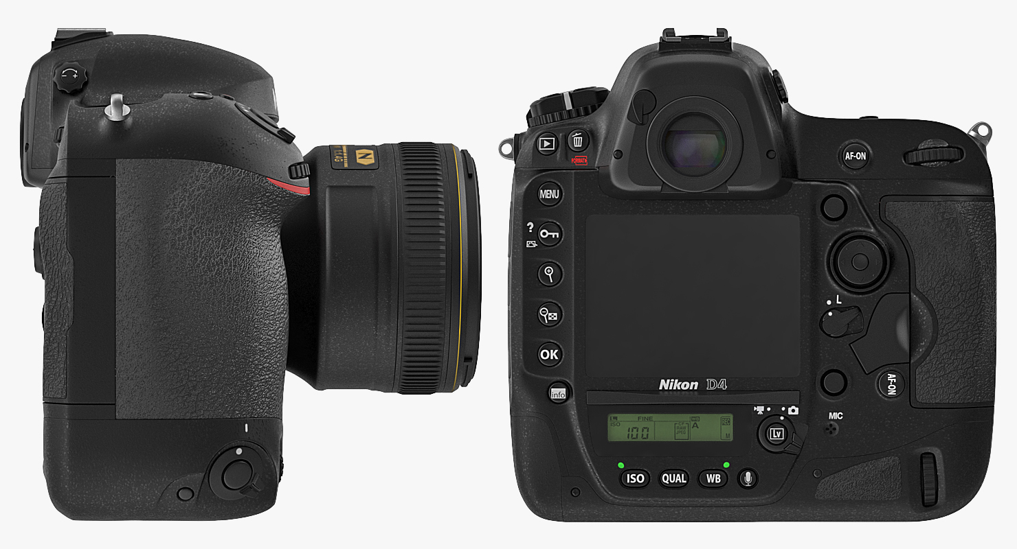 3D model Nikon D4