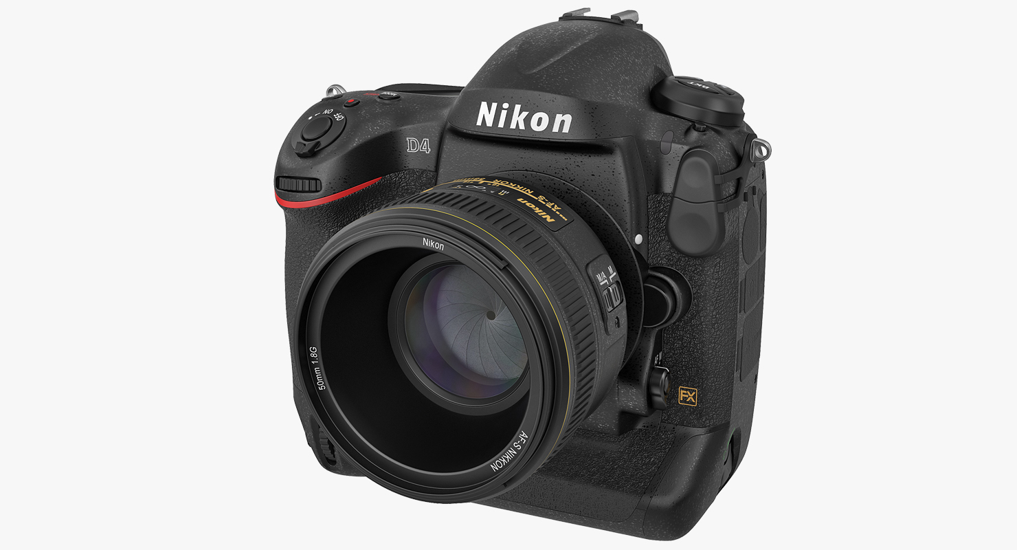 3D model Nikon D4