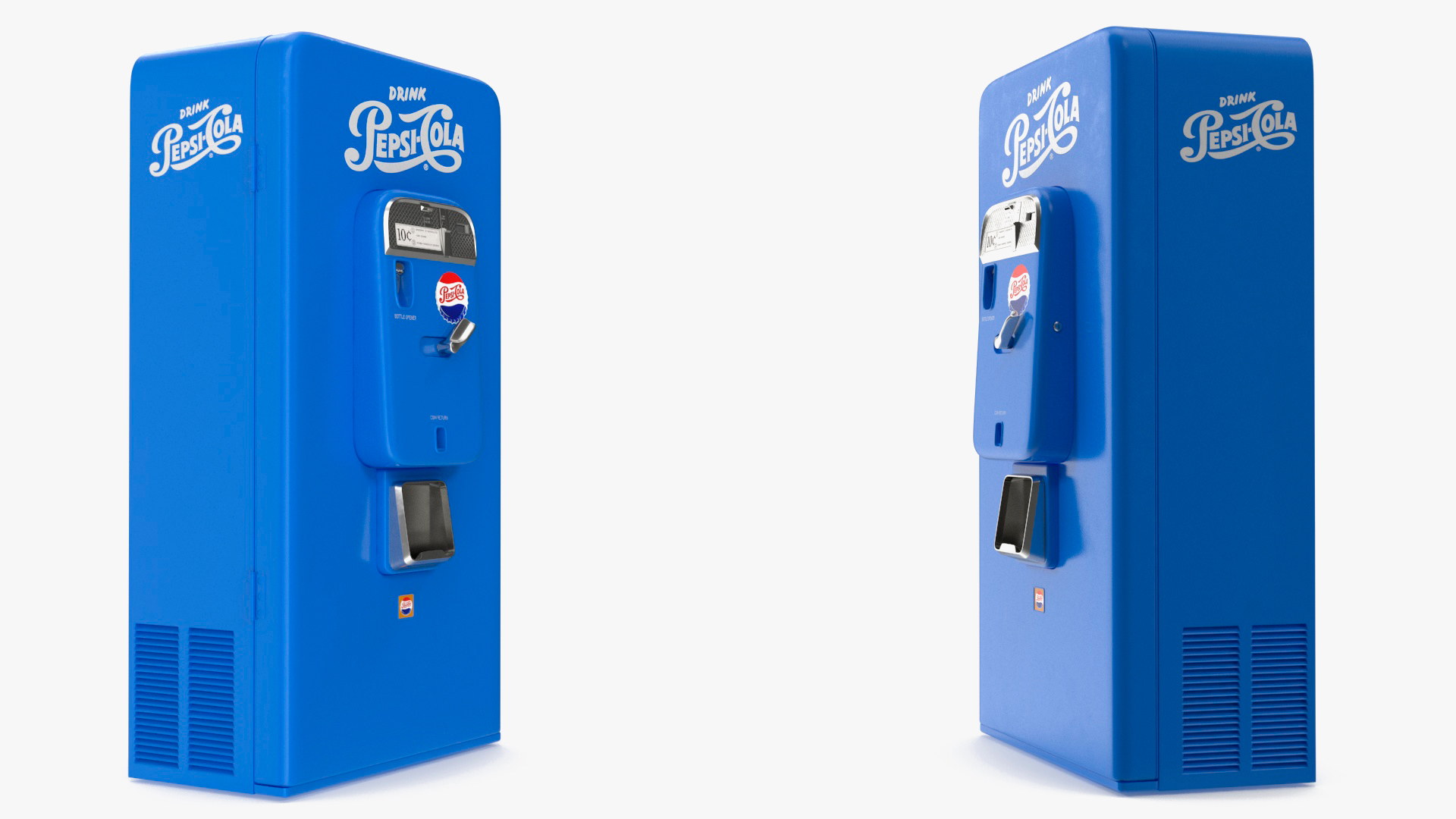 3D Pepsi Vintage American Vending Machine model