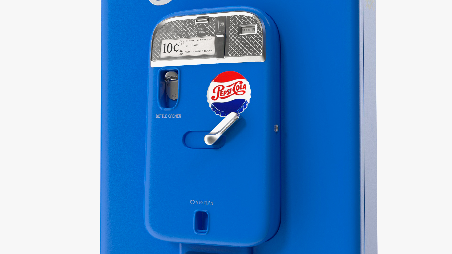 3D Pepsi Vintage American Vending Machine model