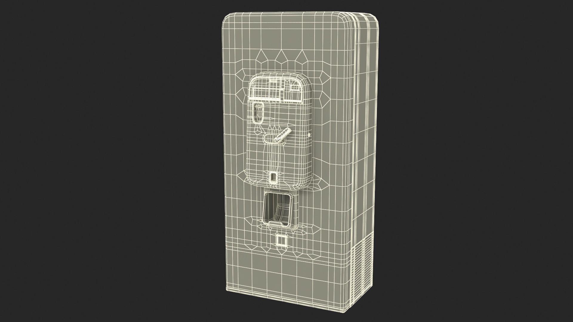 3D Pepsi Vintage American Vending Machine model