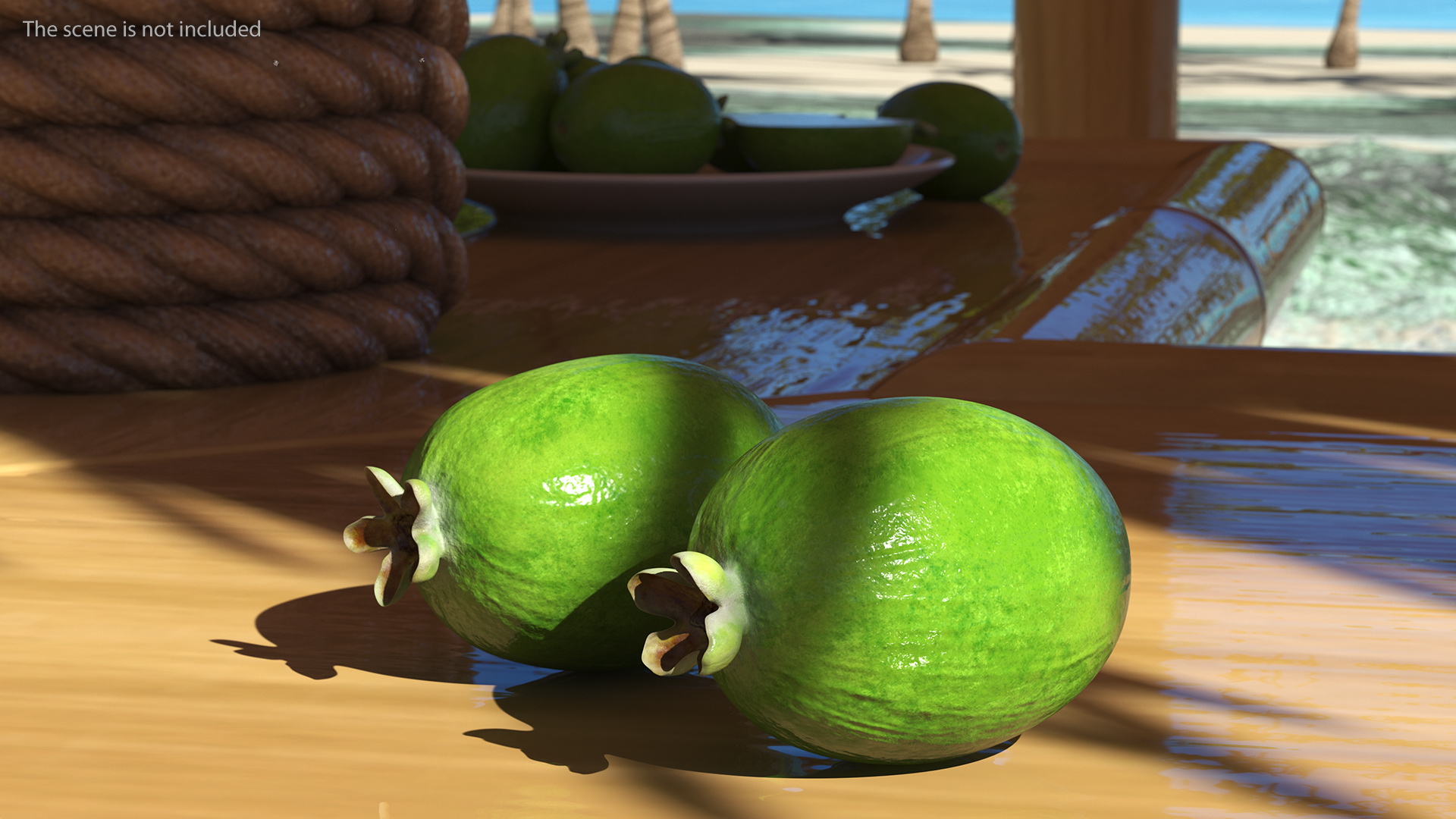 Feijoa Fruit 3D