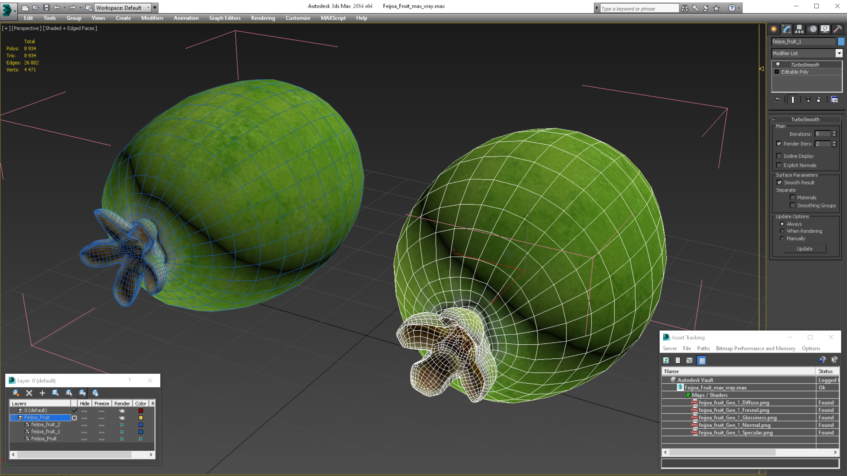 Feijoa Fruit 3D