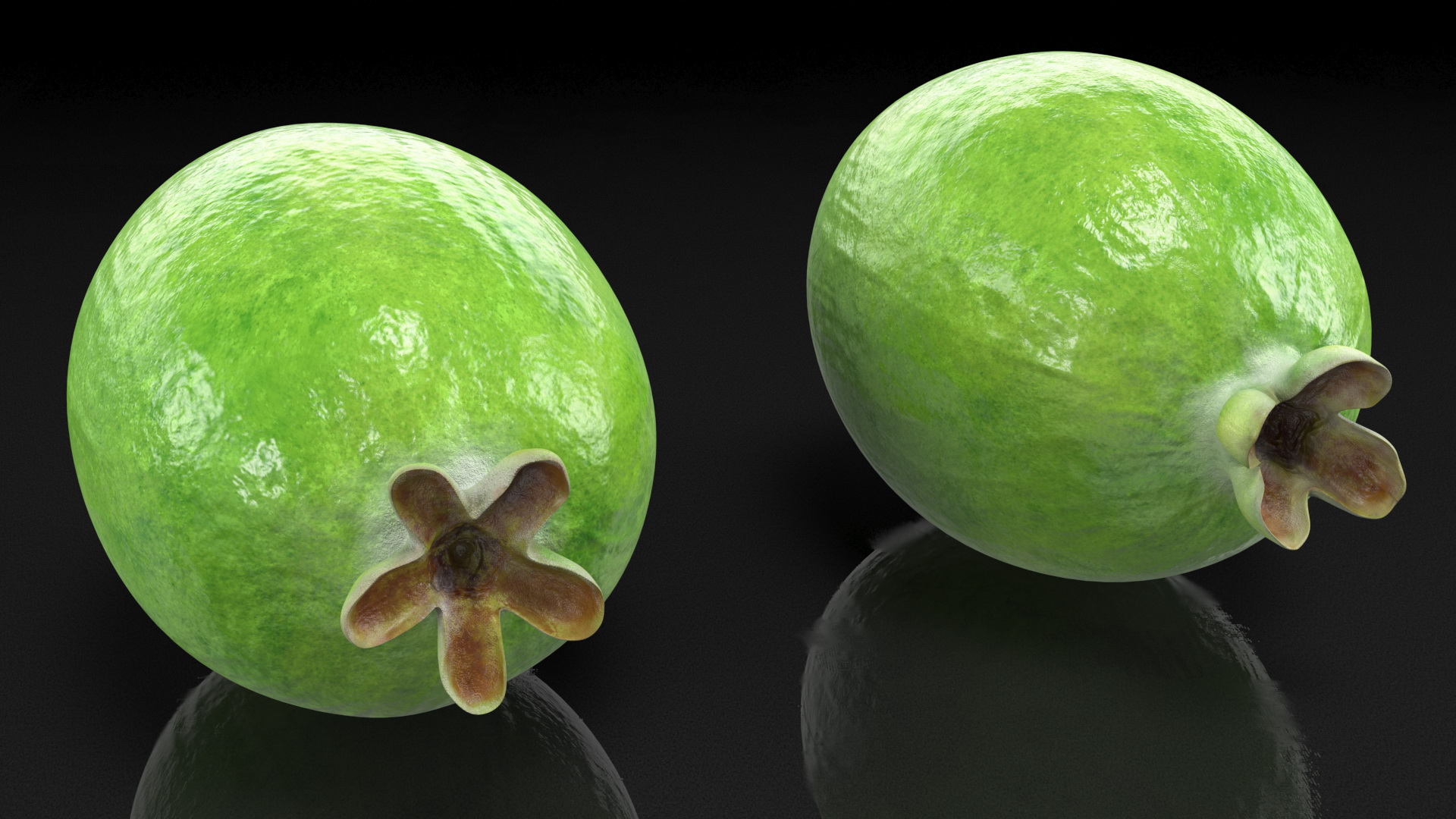 Feijoa Fruit 3D