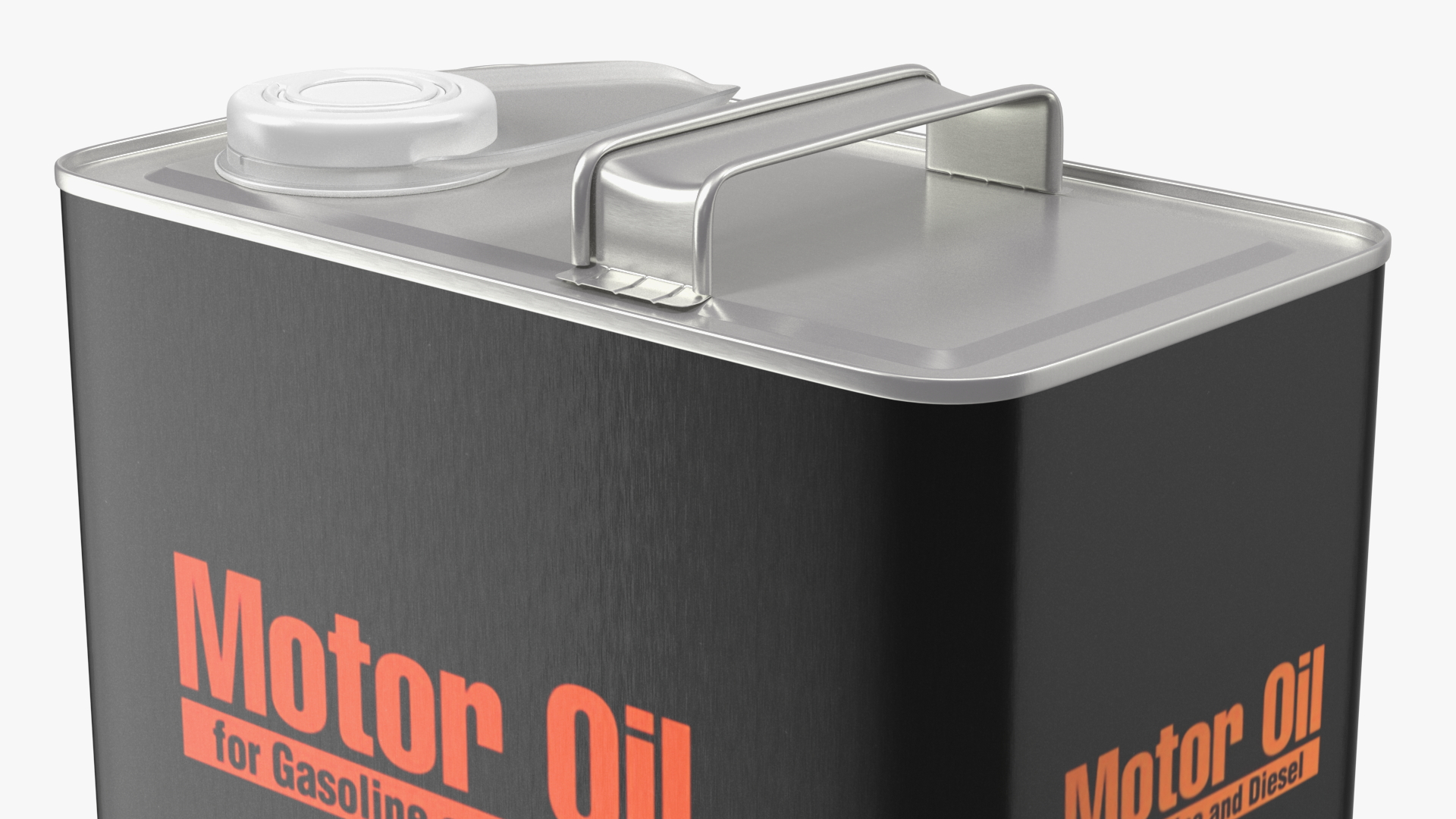 Motor Oil Metal Can 4L 3D