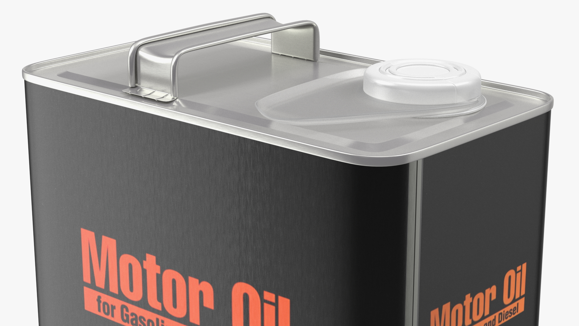 Motor Oil Metal Can 4L 3D