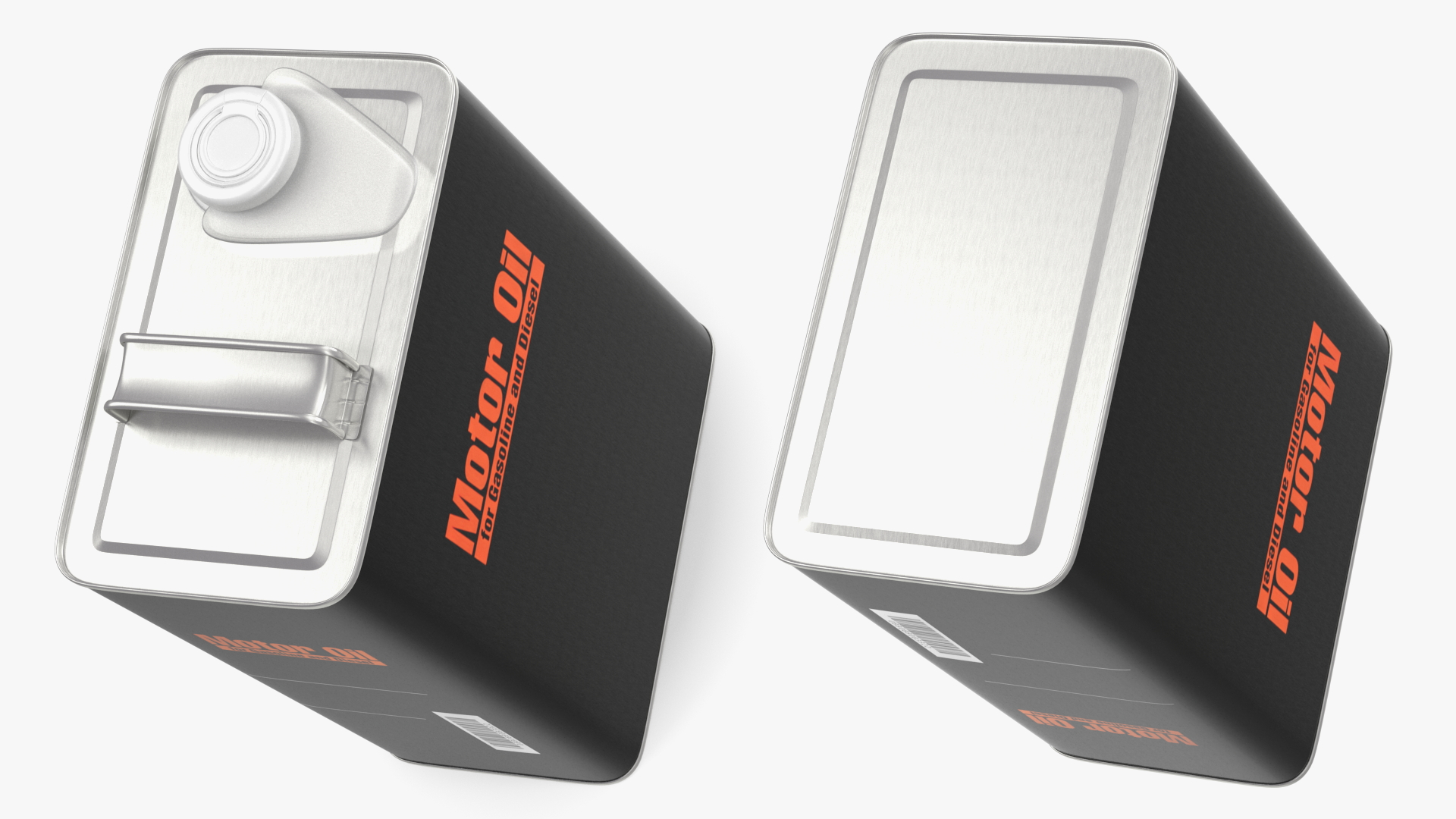 Motor Oil Metal Can 4L 3D